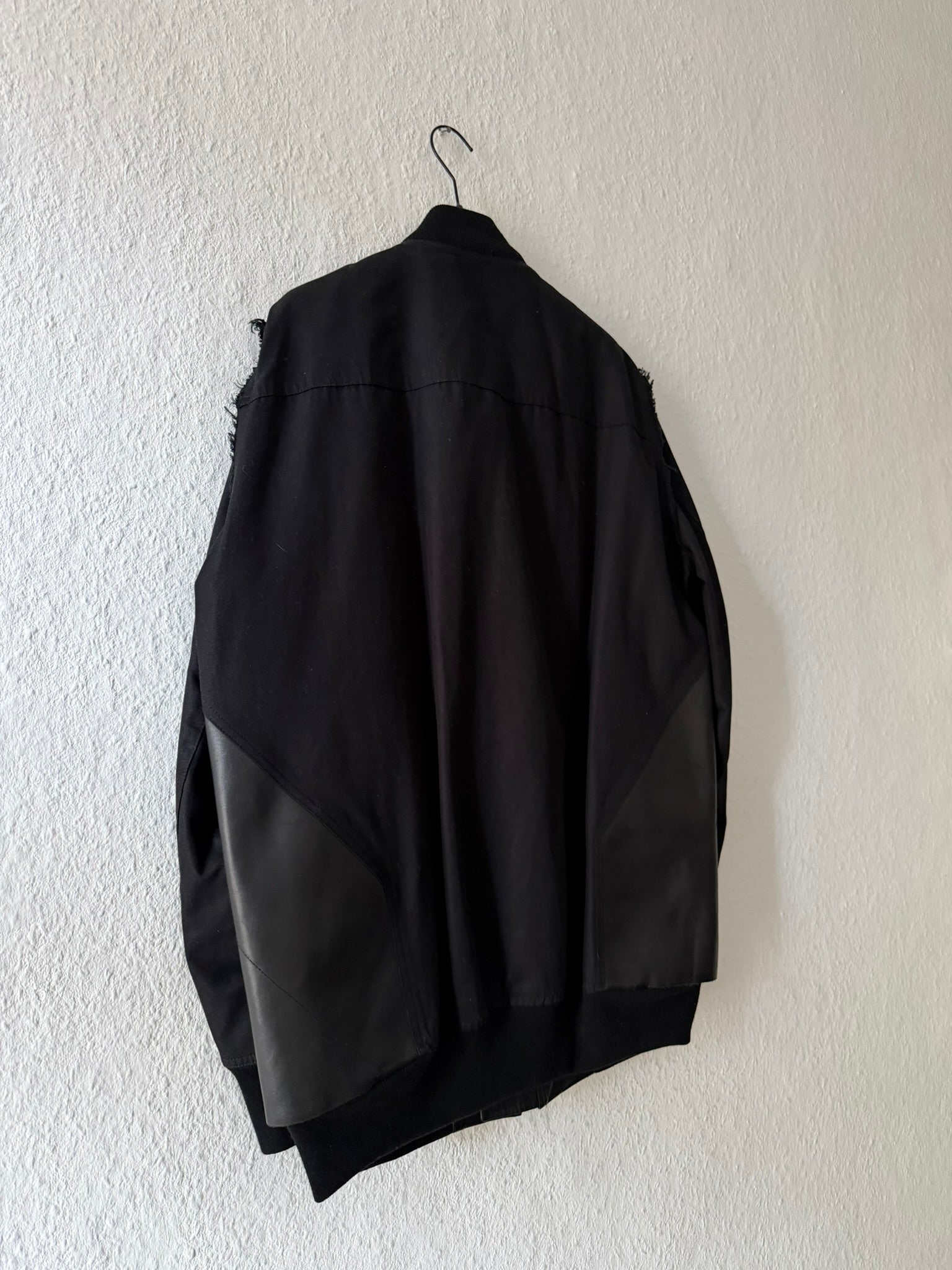 S/S 16「CYCLOPS」ランウェイ パッチワーク ボンバージャケット ブラック/ナチュラル サイズ 50/M