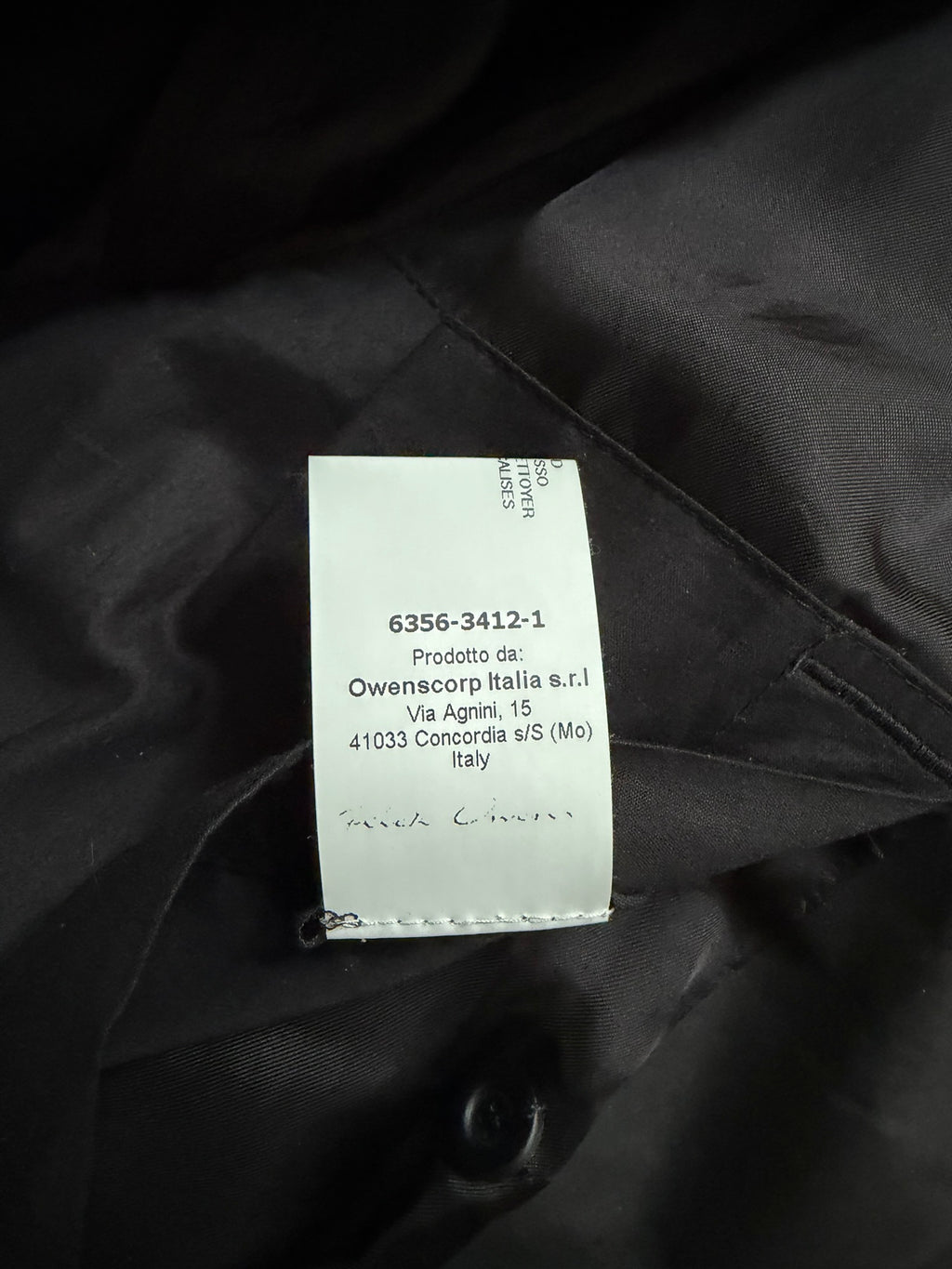 S/S 16「CYCLOPS」ランウェイ パッチワーク ボンバージャケット ブラック/ナチュラル サイズ 50/M