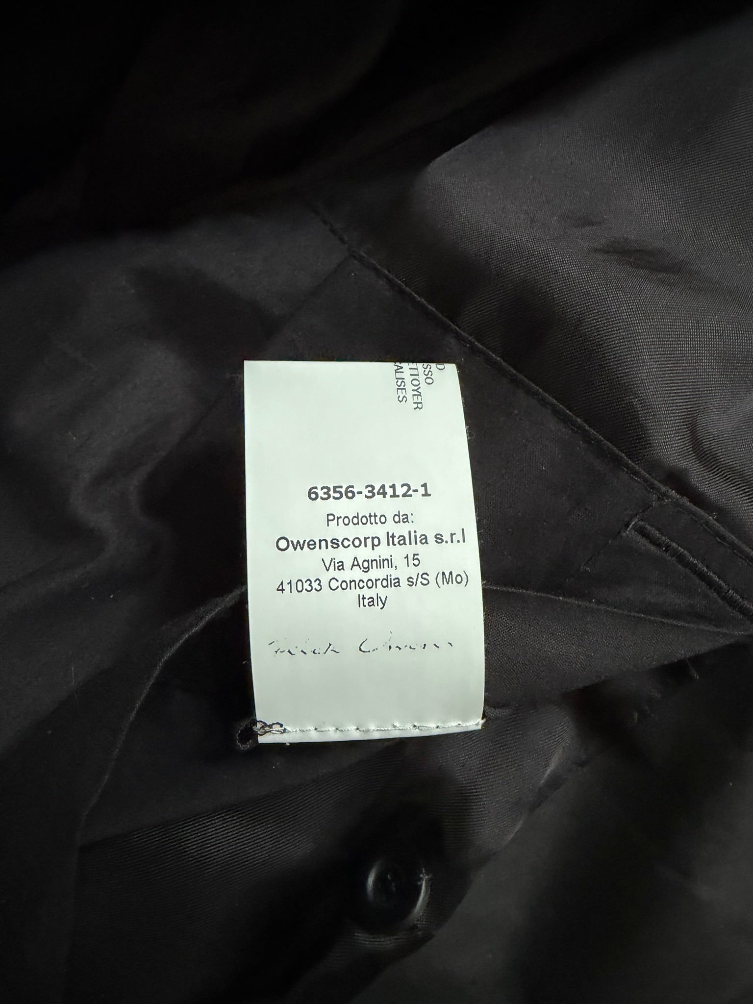 S/S 16「CYCLOPS」ランウェイ パッチワーク ボンバージャケット ブラック/ナチュラル サイズ 50/M