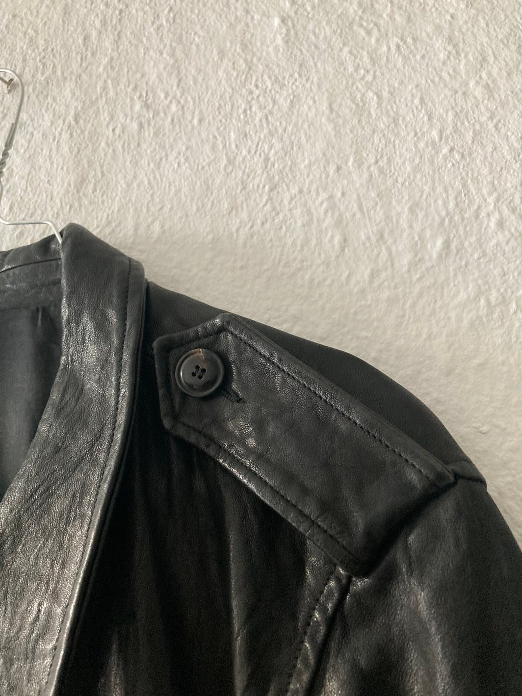 F/W 09 "CRUST" Hammered Lamb Stooges Leather Jacket in Black Size XL