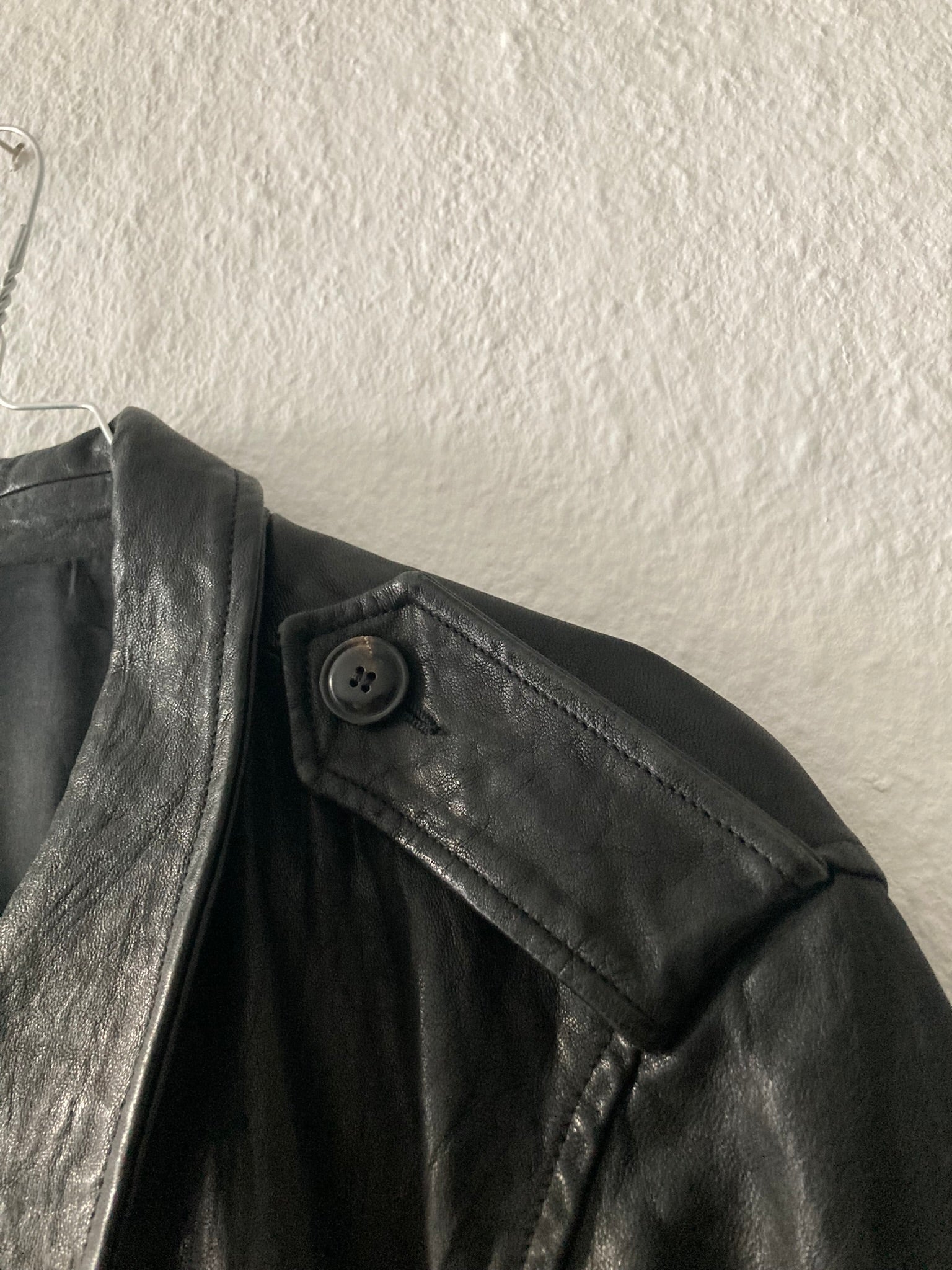 F/W 09 "CRUST" Hammered Lamb Stooges Leather Jacket in Black Size XL