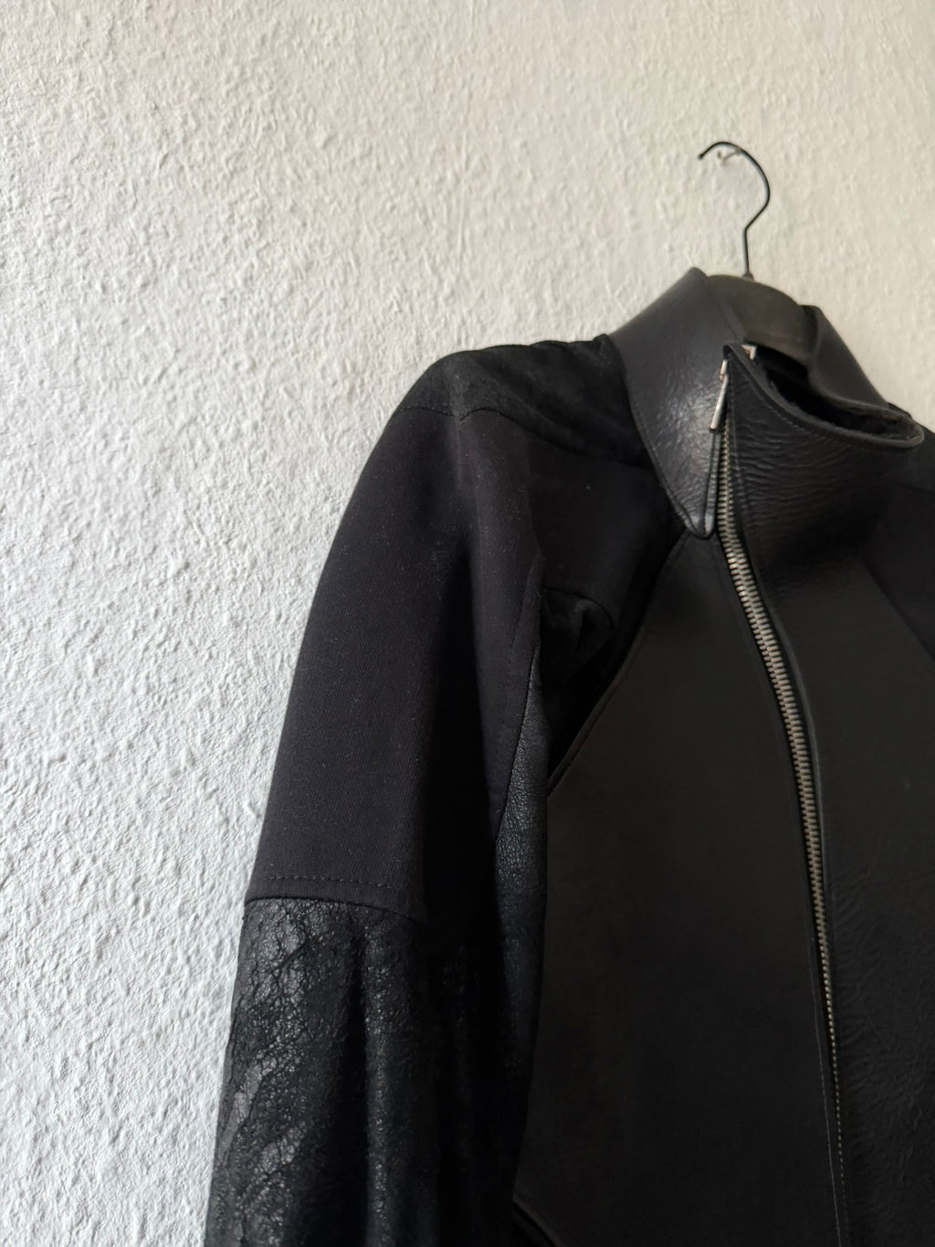 S/S 11 „ANTHEM“ Calf & Blistered Lamb Leather Jacket Rick Owens M