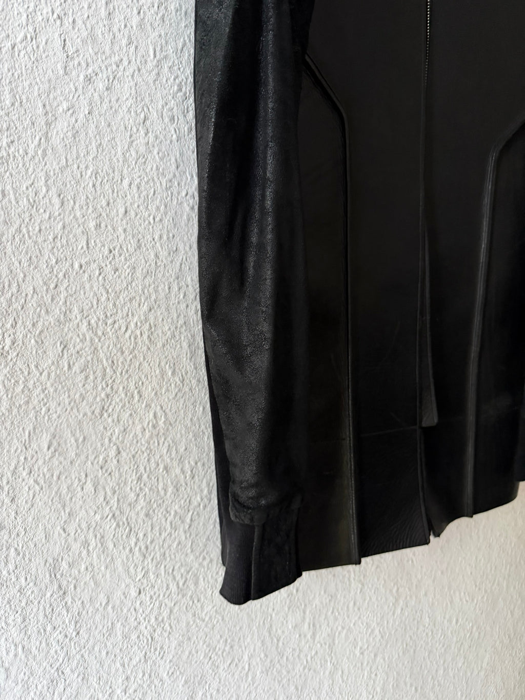 S/S 11 „ANTHEM“ Calf & Blistered Lamb Leather Jacket Rick Owens M