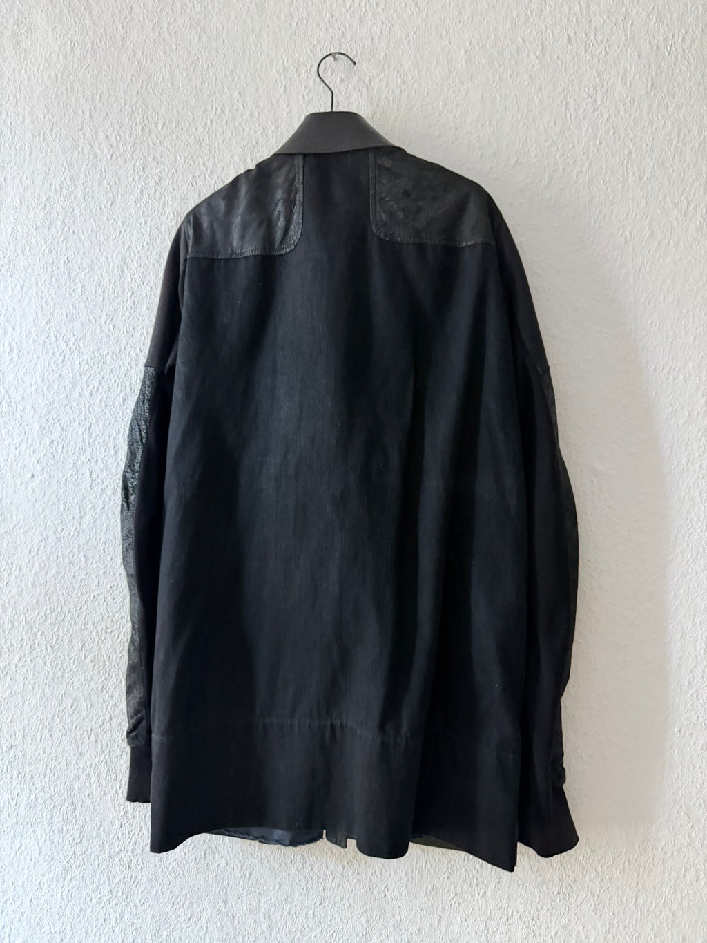 S/S 11 „ANTHEM“ Calf & Blistered Lamb Leather Jacket Rick Owens M
