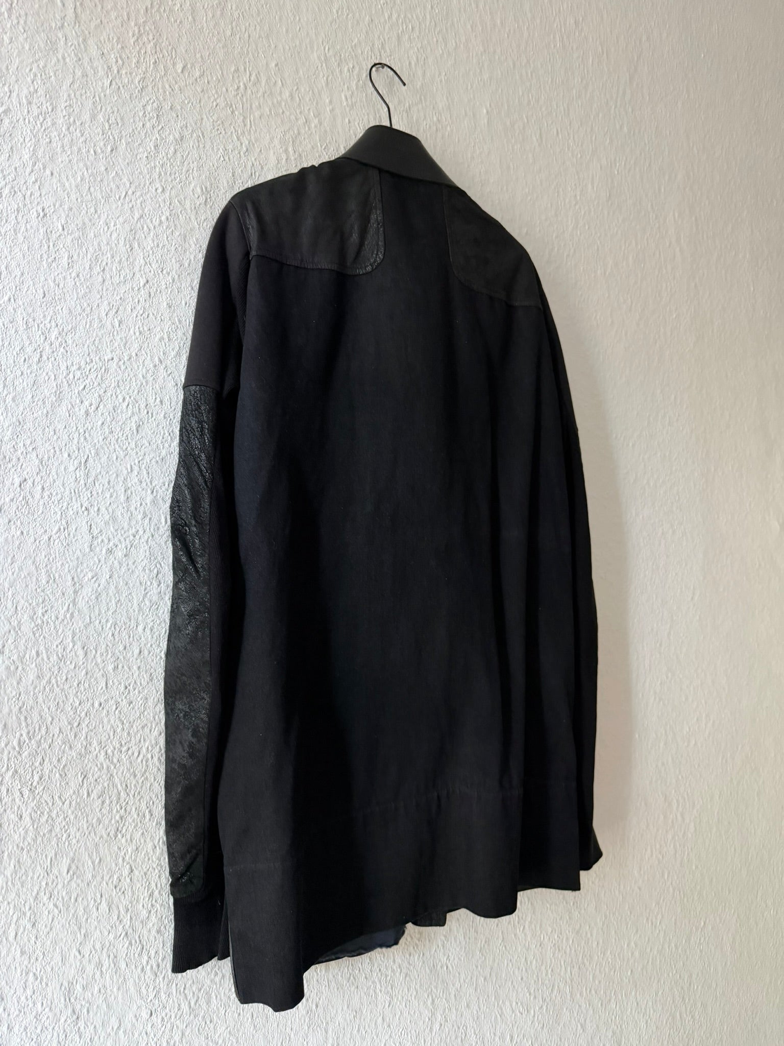 S/S 11 „ANTHEM“ Calf & Blistered Lamb Leather Jacket Rick Owens M