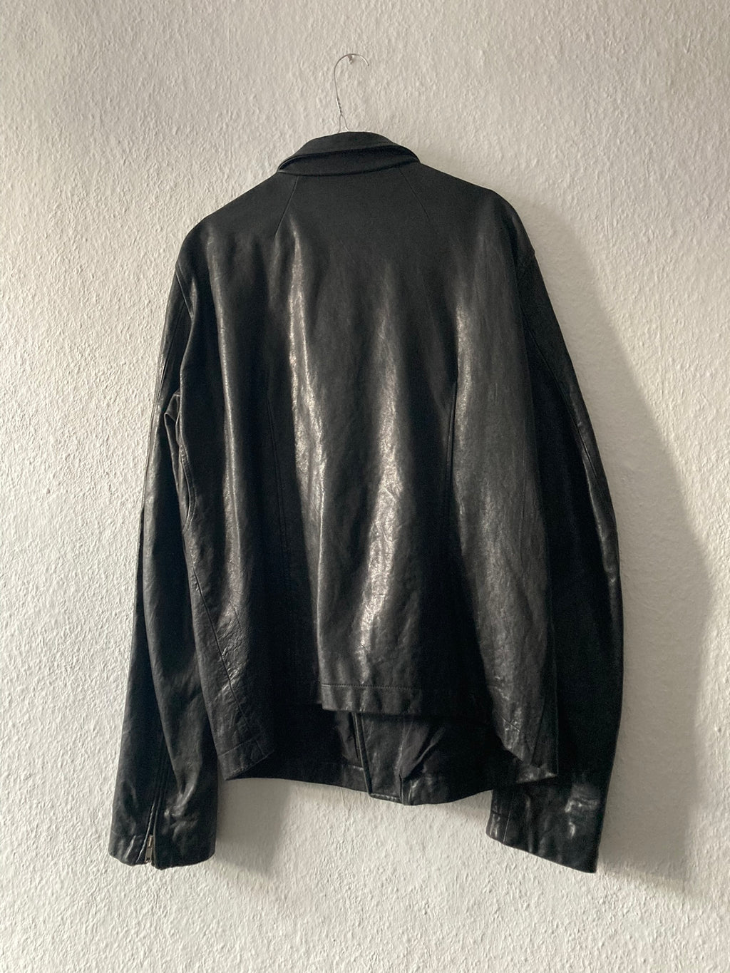 F/W 09 "CRUST" Hammered Lamb Stooges Leather Jacket in Black Size XL