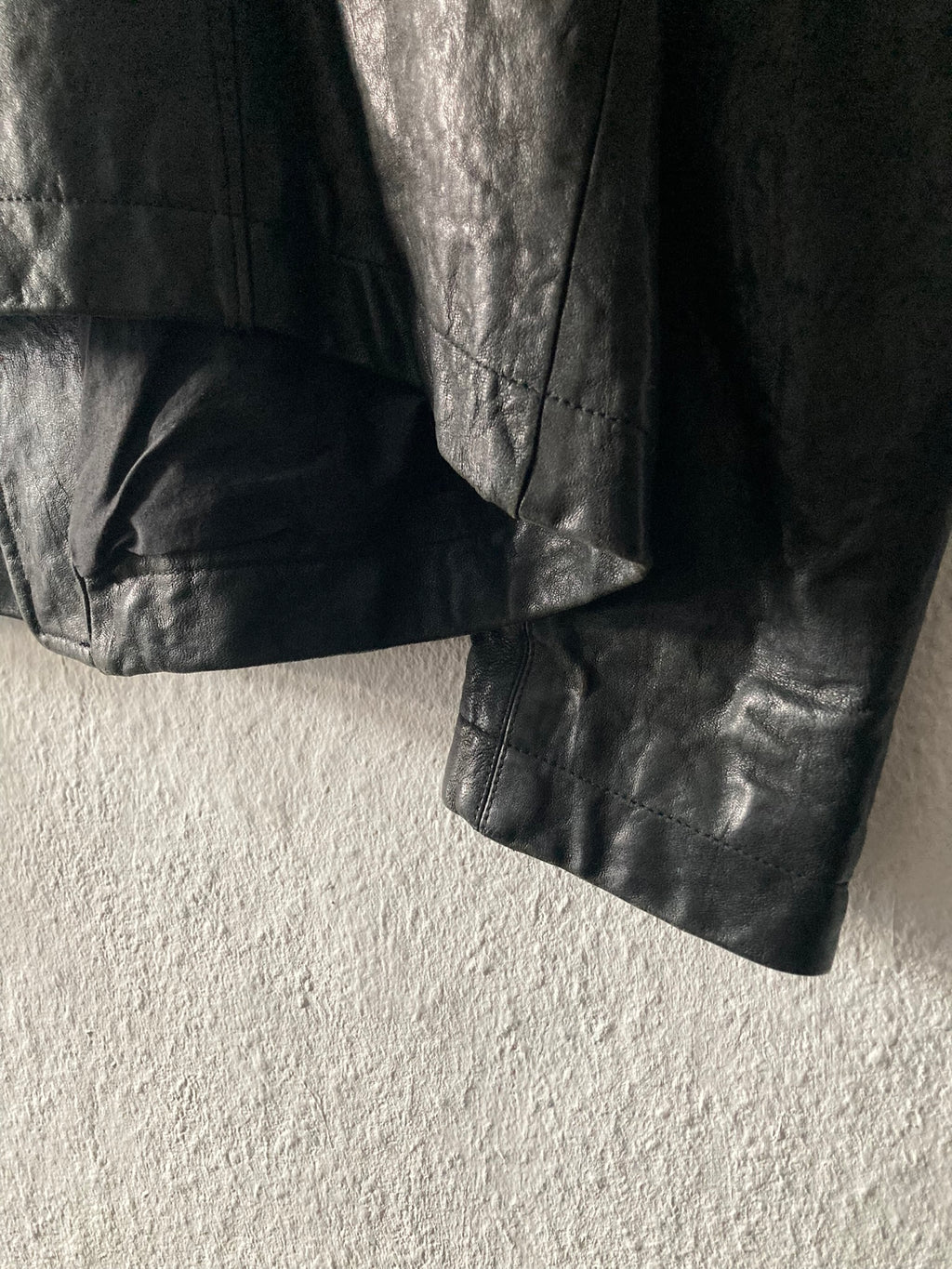 F/W 09 "CRUST" Hammered Lamb Stooges Leather Jacket in Black Size XL