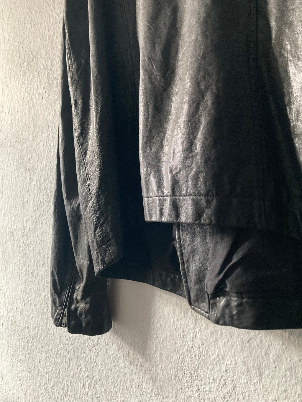 F/W 09 "CRUST" Hammered Lamb Stooges Leather Jacket in Black Size XL