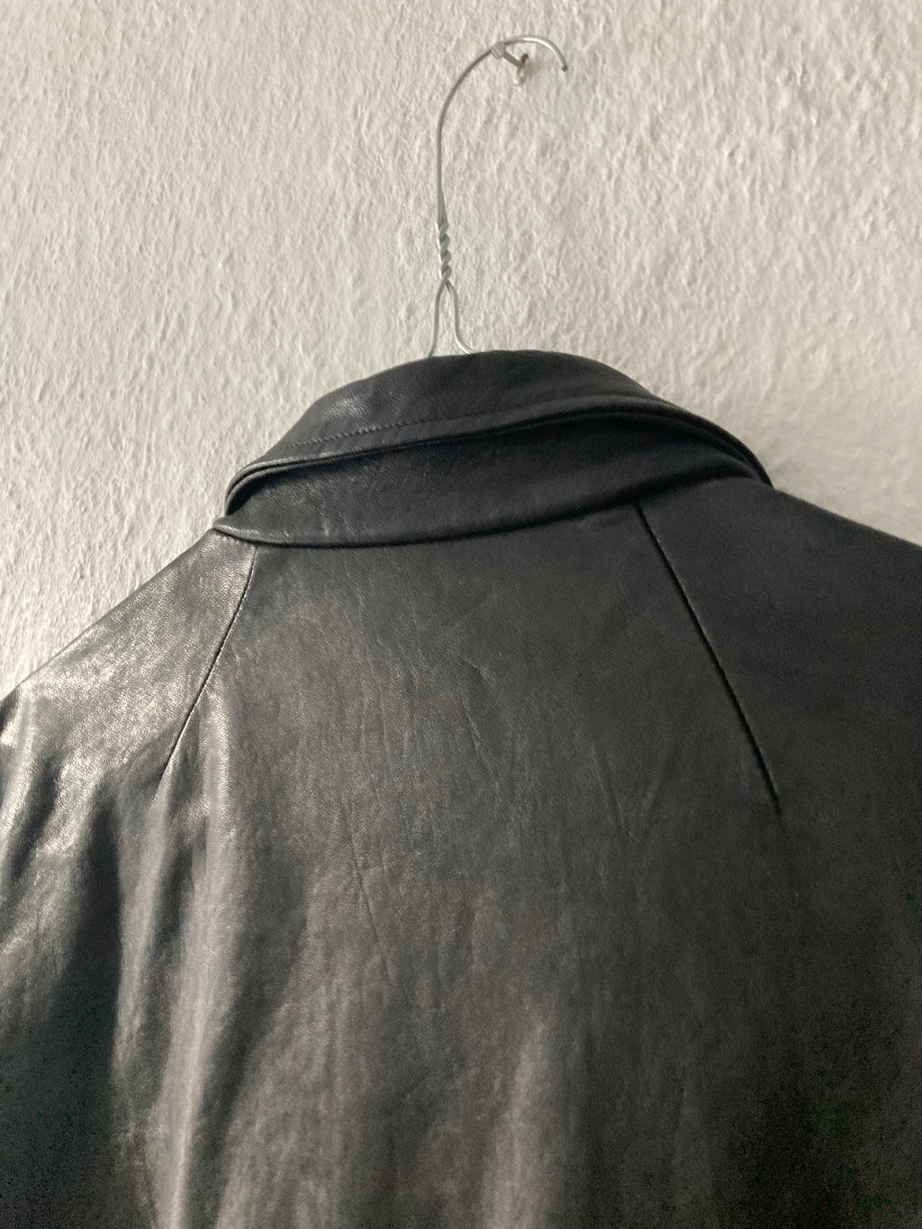 F/W 09 "CRUST" Hammered Lamb Stooges Leather Jacket in Black Size XL