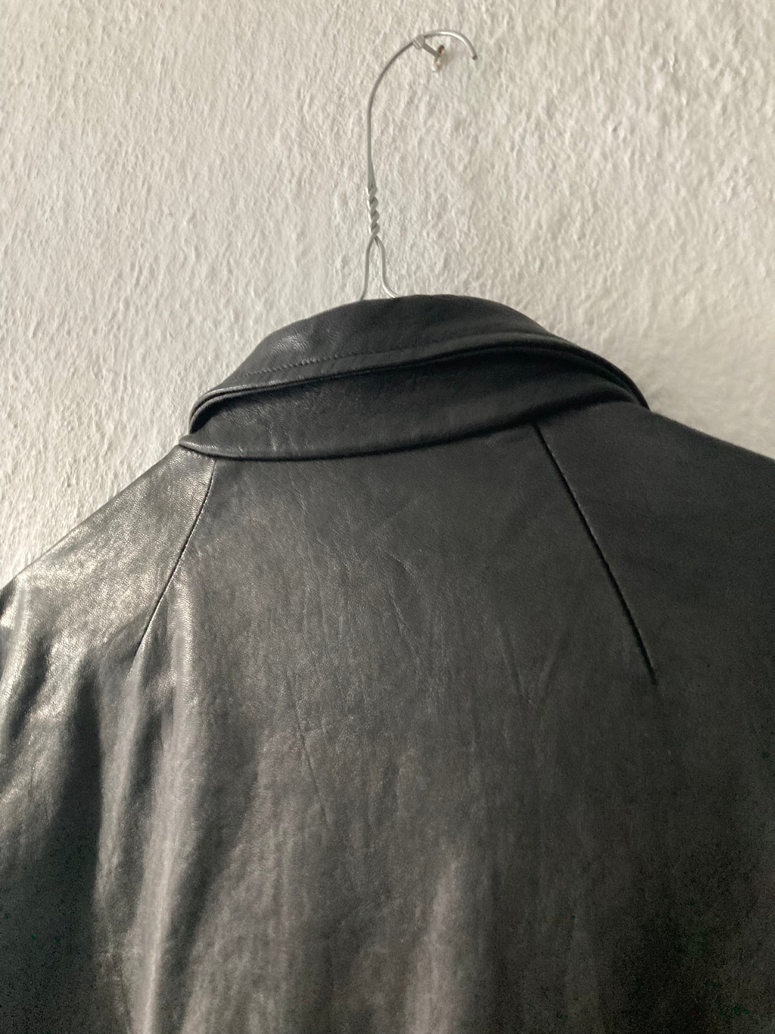 F/W 09 "CRUST" Hammered Lamb Stooges Leather Jacket in Black Size XL