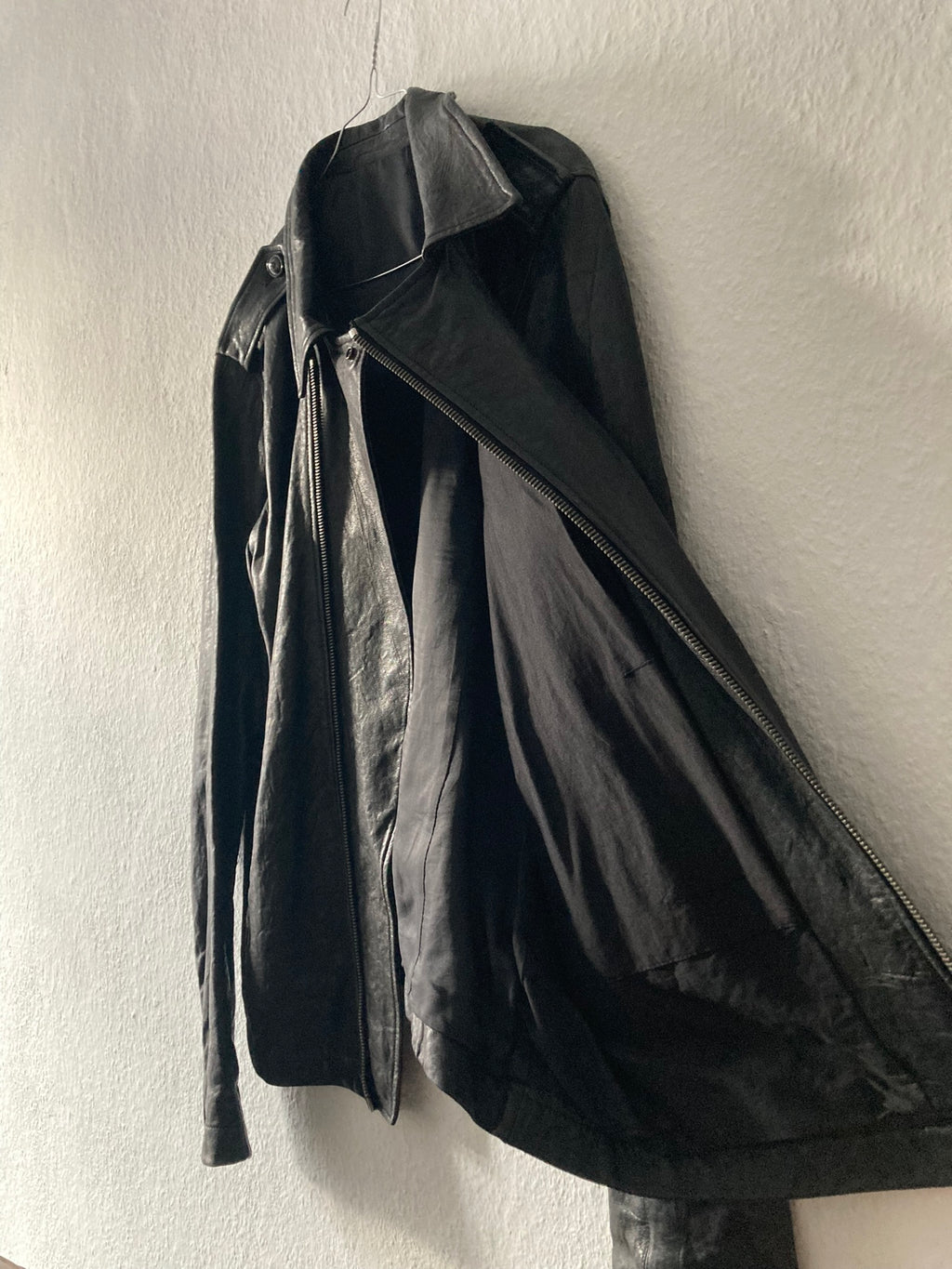 F/W 09 "CRUST" Hammered Lamb Stooges Leather Jacket in Black Size XL