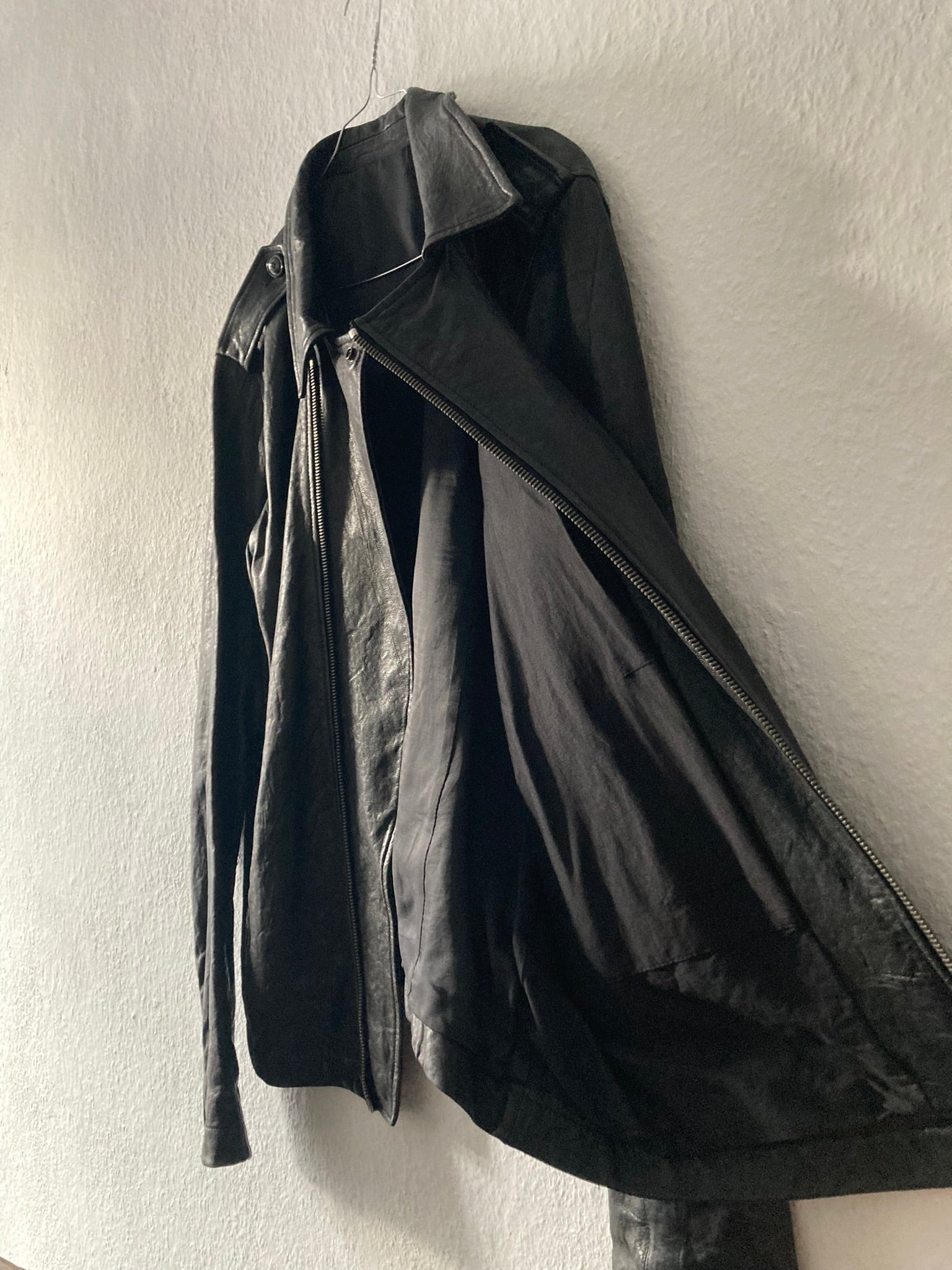 F/W 09 "CRUST" Hammered Lamb Stooges Leather Jacket in Black Size XL