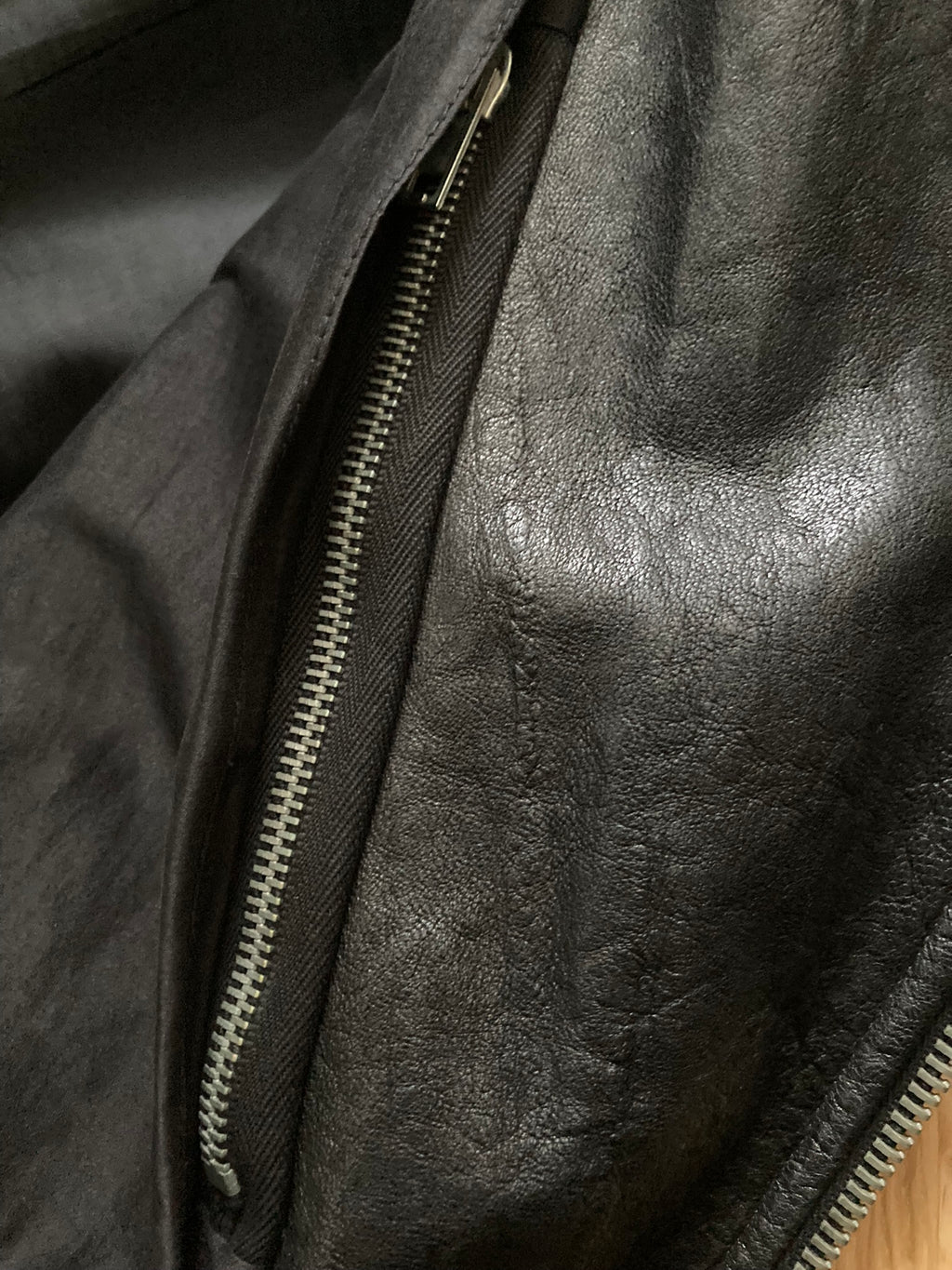 F/W 09 "CRUST" Hammered Lamb Stooges Leather Jacket in Black Size XL