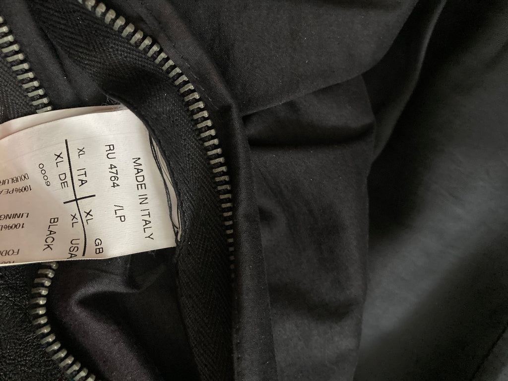 F/W 09 "CRUST" Hammered Lamb Stooges Leather Jacket in Black Size XL