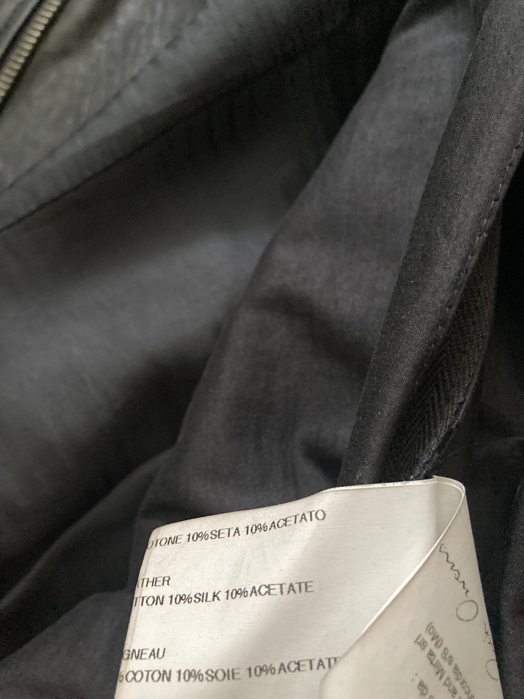 F/W 09 "CRUST" Hammered Lamb Stooges Leather Jacket in Black Size XL