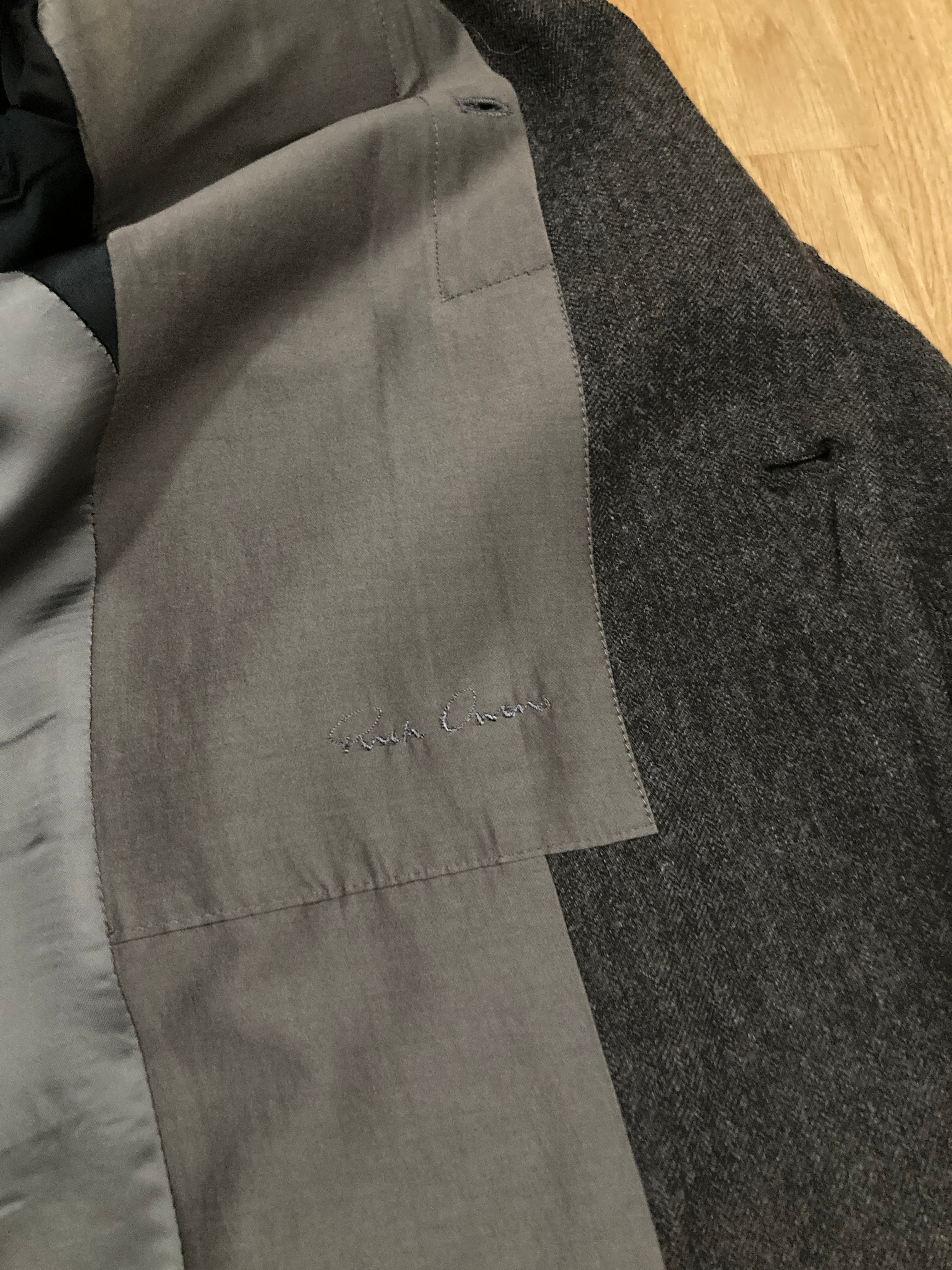 F/W 10 "GLEAM" Runway Wool & Viscose Suit Rick Owens