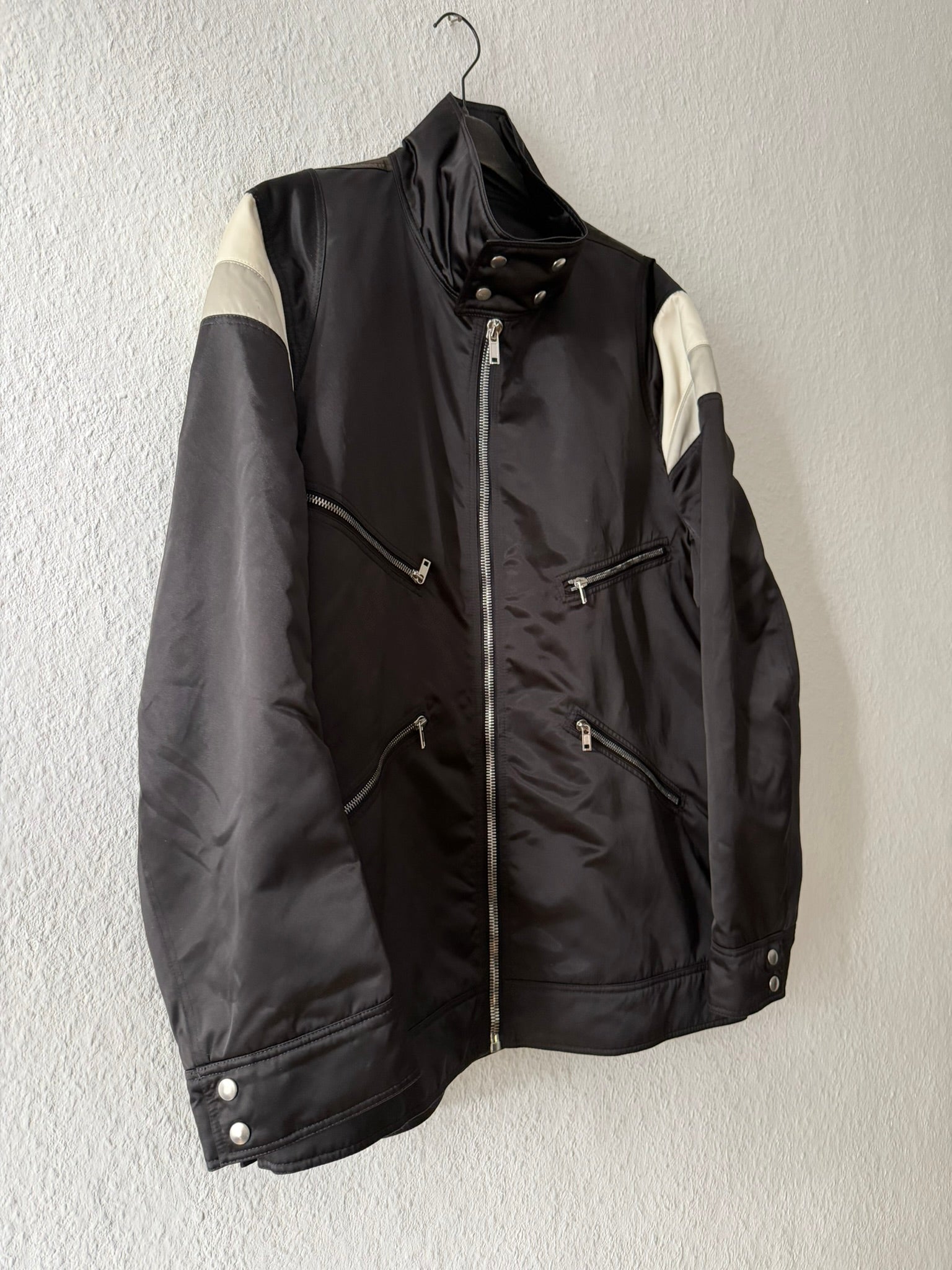 S/S 20 "TECUATL" Runway Biker Jacket in Black (as Sample) Size 54/L