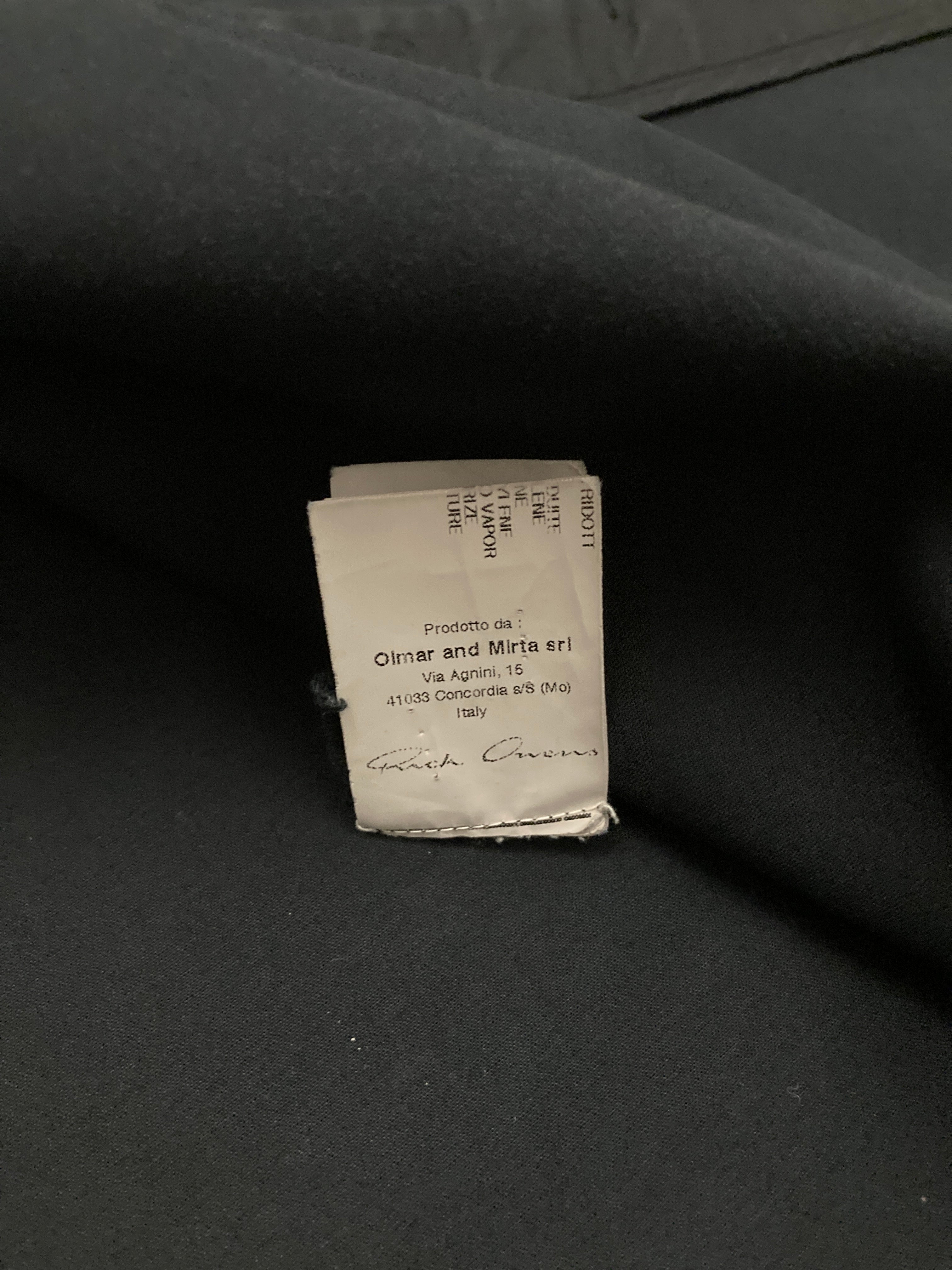 S/S 13 "ISLAND" Trench Collar Shirt Jacket Rick Owens L