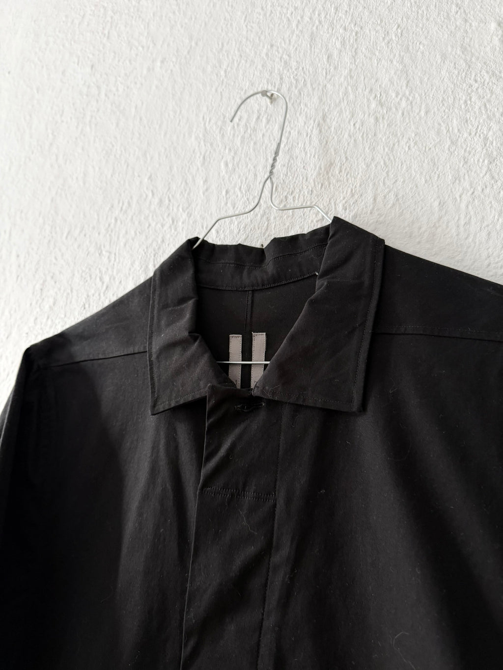 S/S 17 "WALRUS" Black Magnum Short Sleeve Shirt Rick Owens IT48