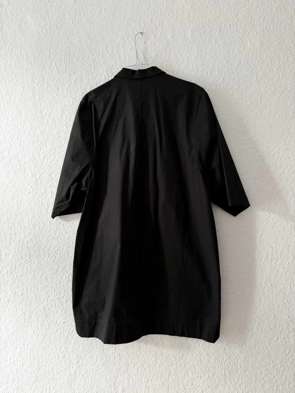 S/S 17 "WALRUS" Black Magnum Short Sleeve Shirt Rick Owens IT48