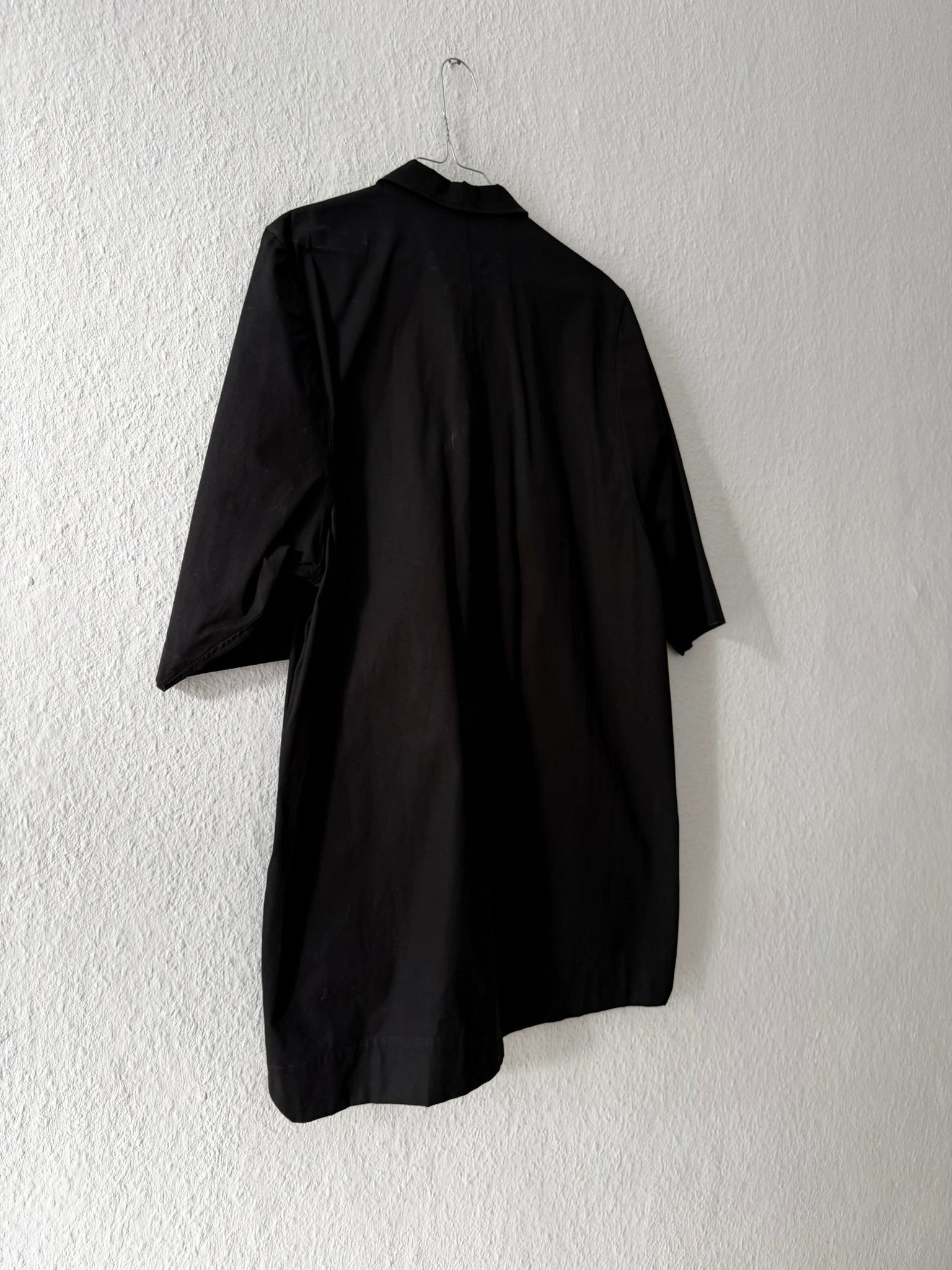 S/S 17 "WALRUS" Black Magnum Short Sleeve Shirt Rick Owens IT48