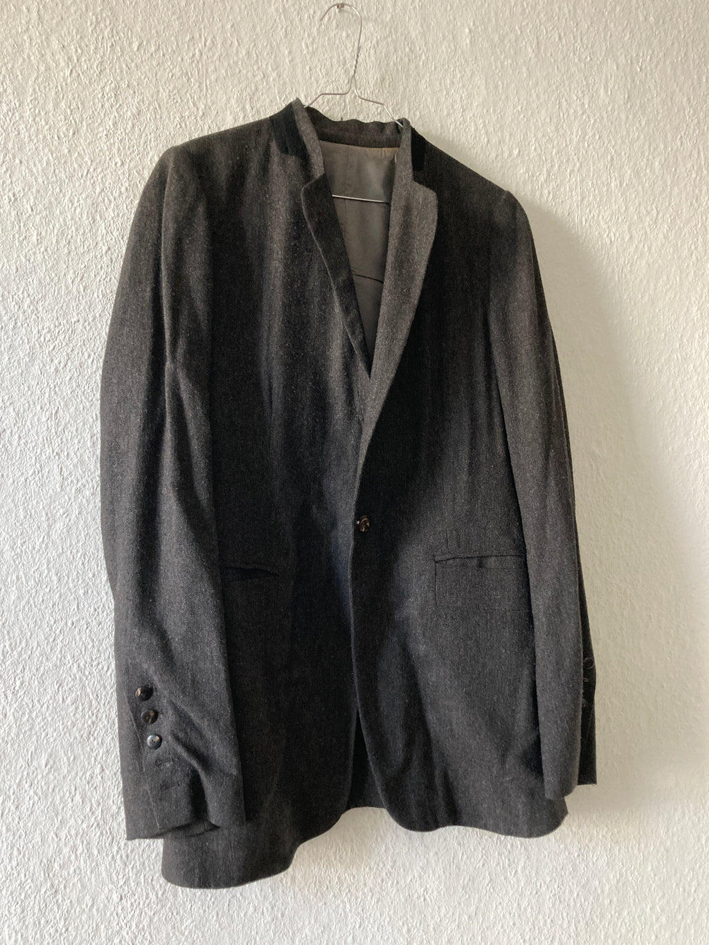 F/W 10 "GLEAM" Runway Wool Blazer Rick Owens M