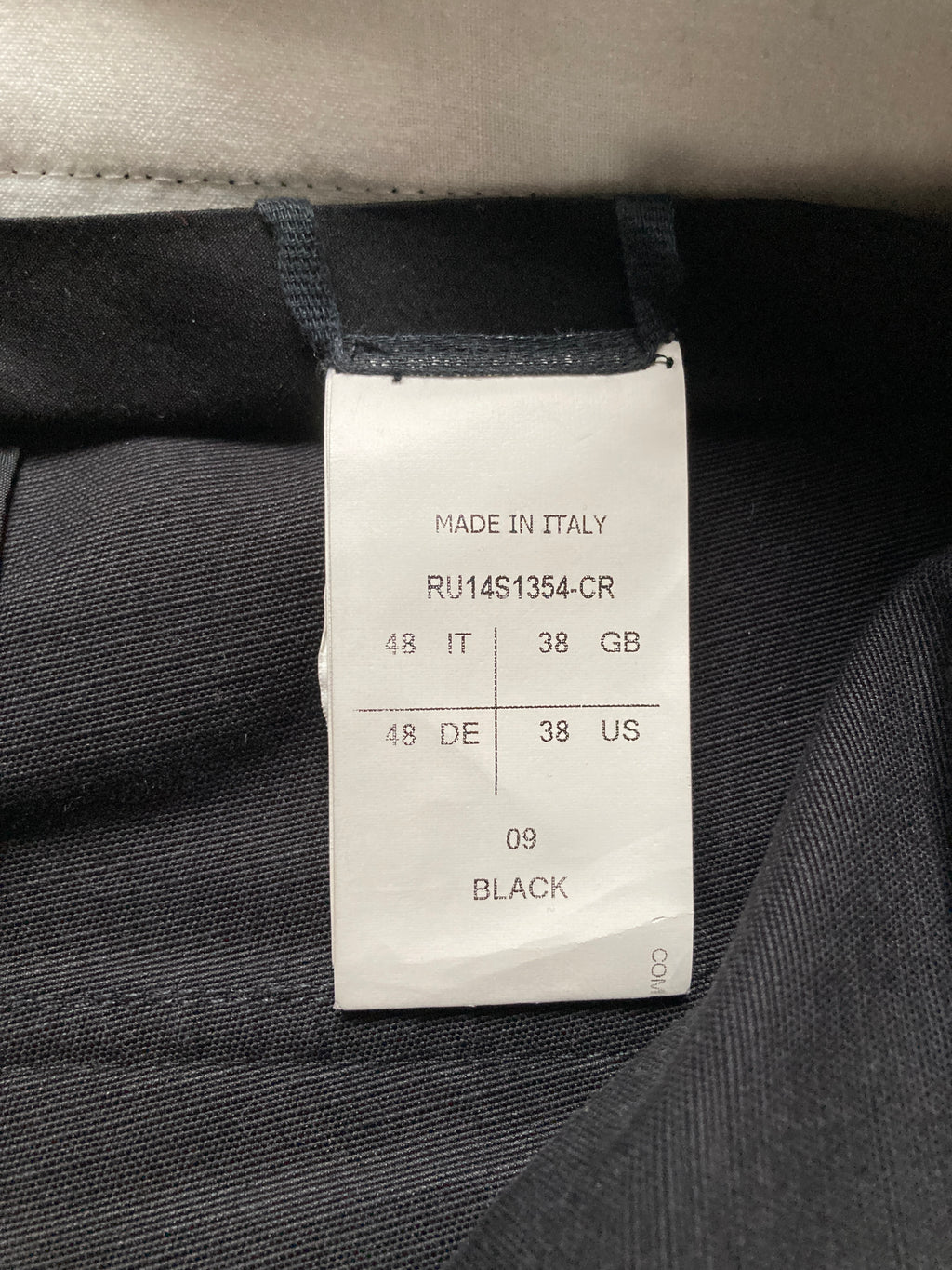 S/S 14 "VICIOUS" Ramie & Cotton Memphis Pants Rick Owens M