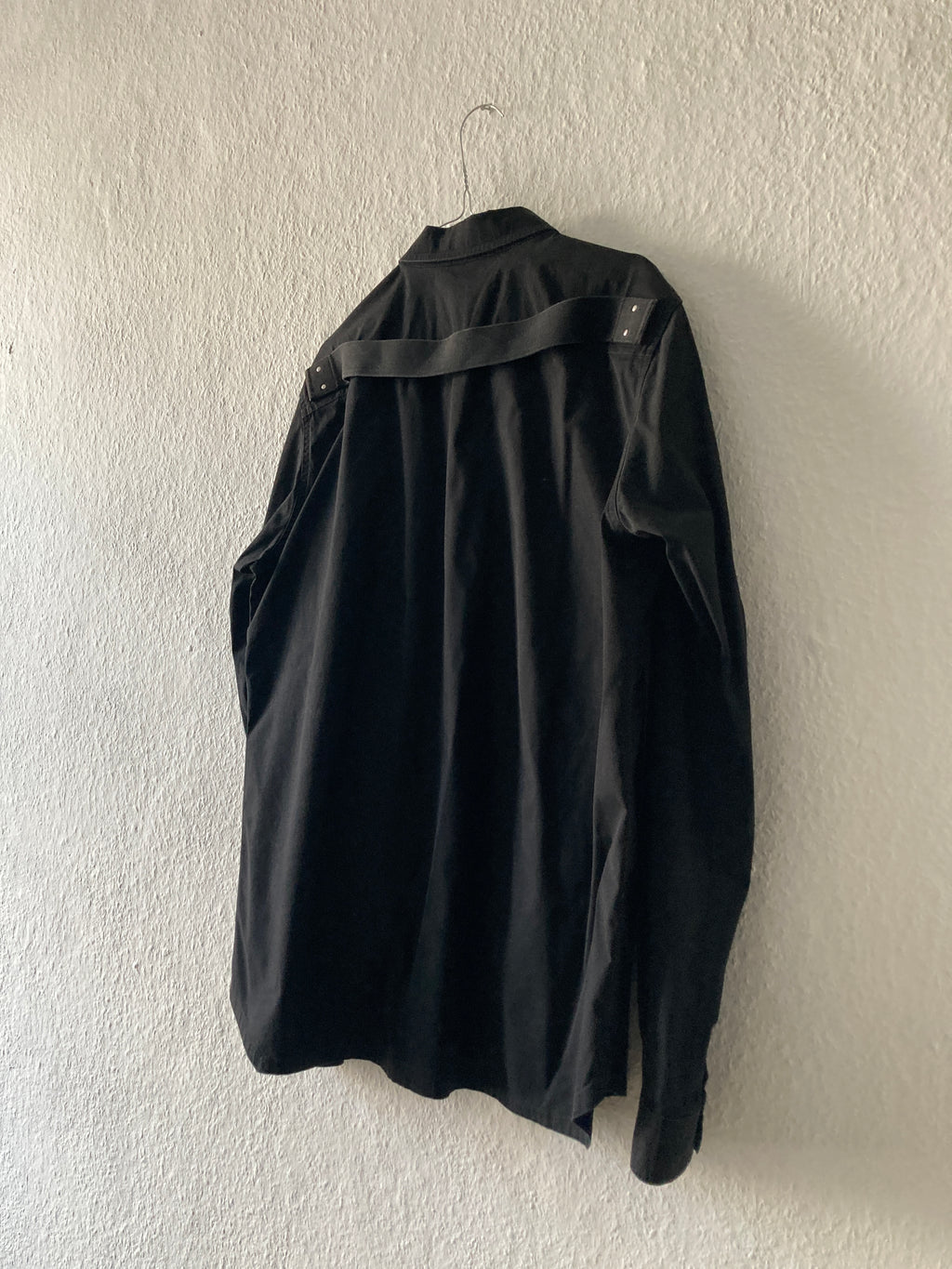 S/S 19 "BABEL" Black Shirt Jacket Rick Owens IT52/L
