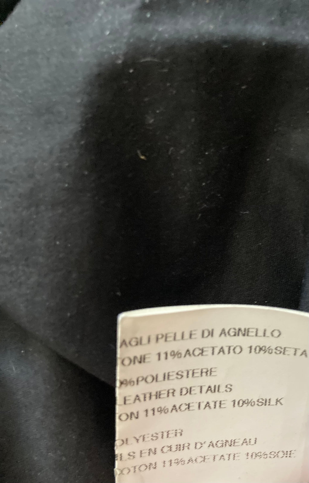 F/W 09 "CRUST" Runway Silk Exploder Jacket in Black and Size M