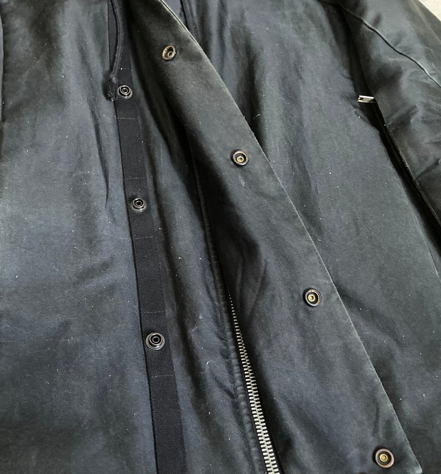 F/W 09 "CRUST" Runway Silk Exploder Jacket in Black and Size M