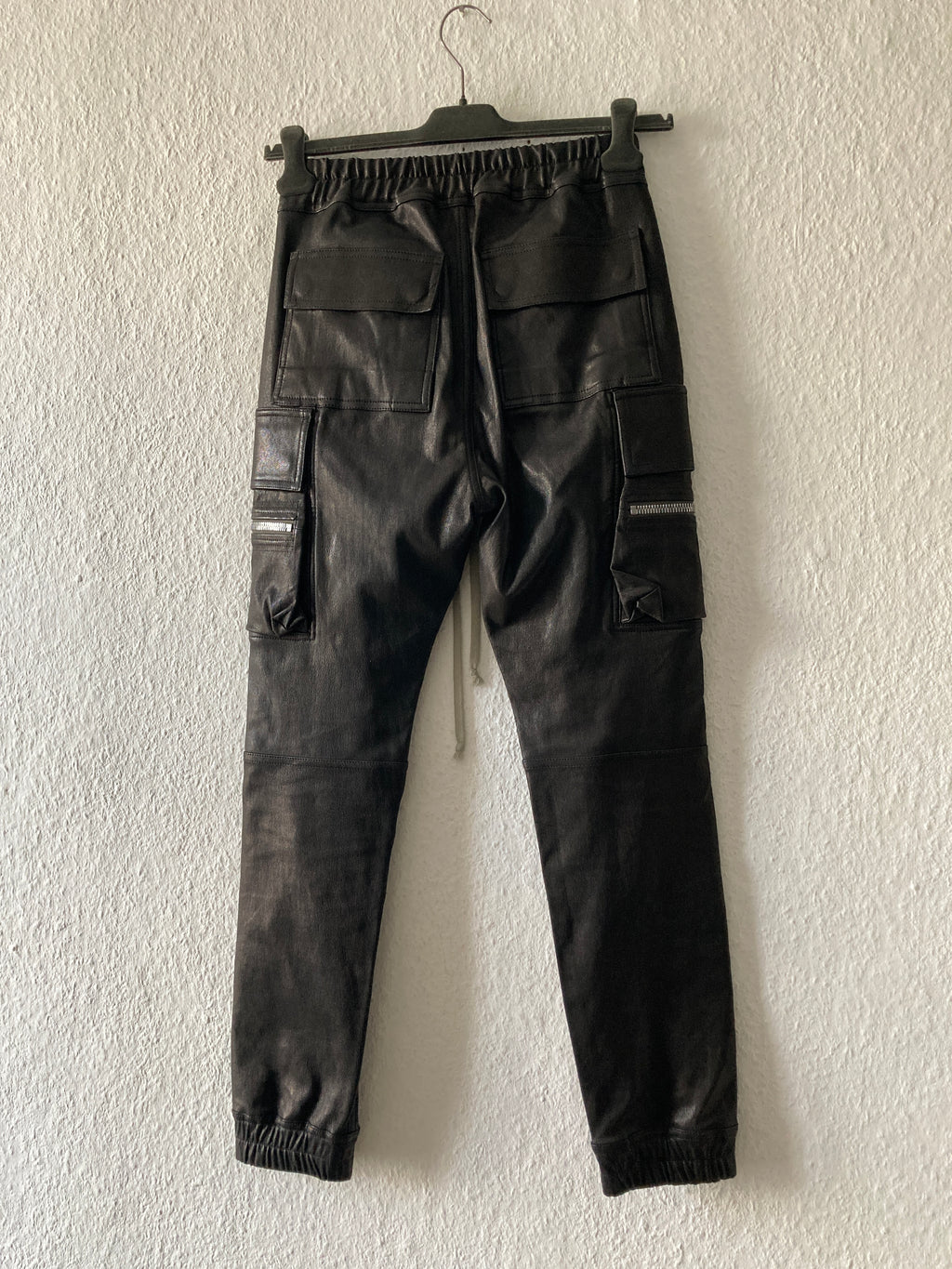 F/W 22 "STROBE" Goat Leather Mastodon Cargo Pants Rick Owens IT46/S