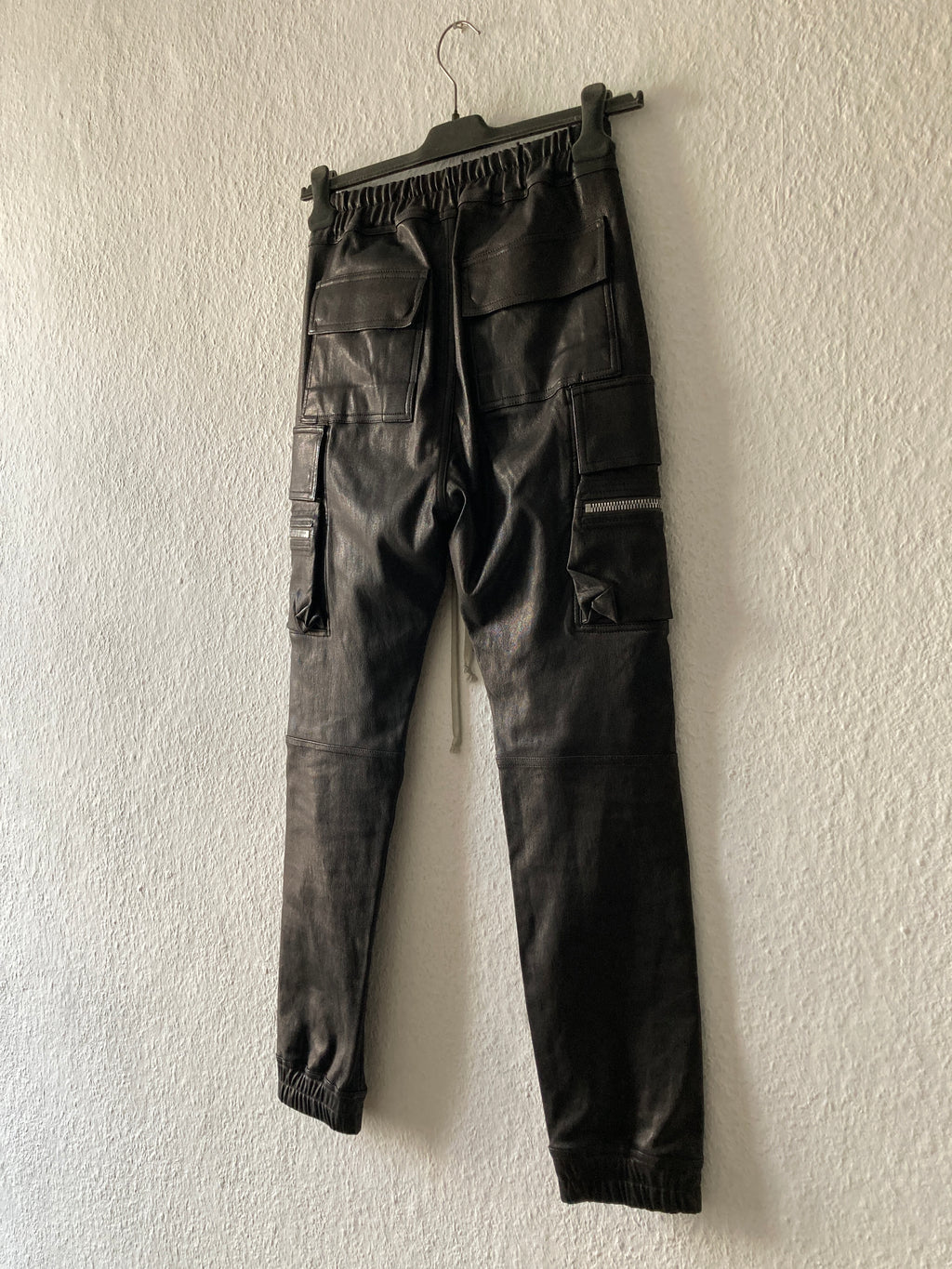 F/W 22 "STROBE" Goat Leather Mastodon Cargo Pants Rick Owens IT46/S