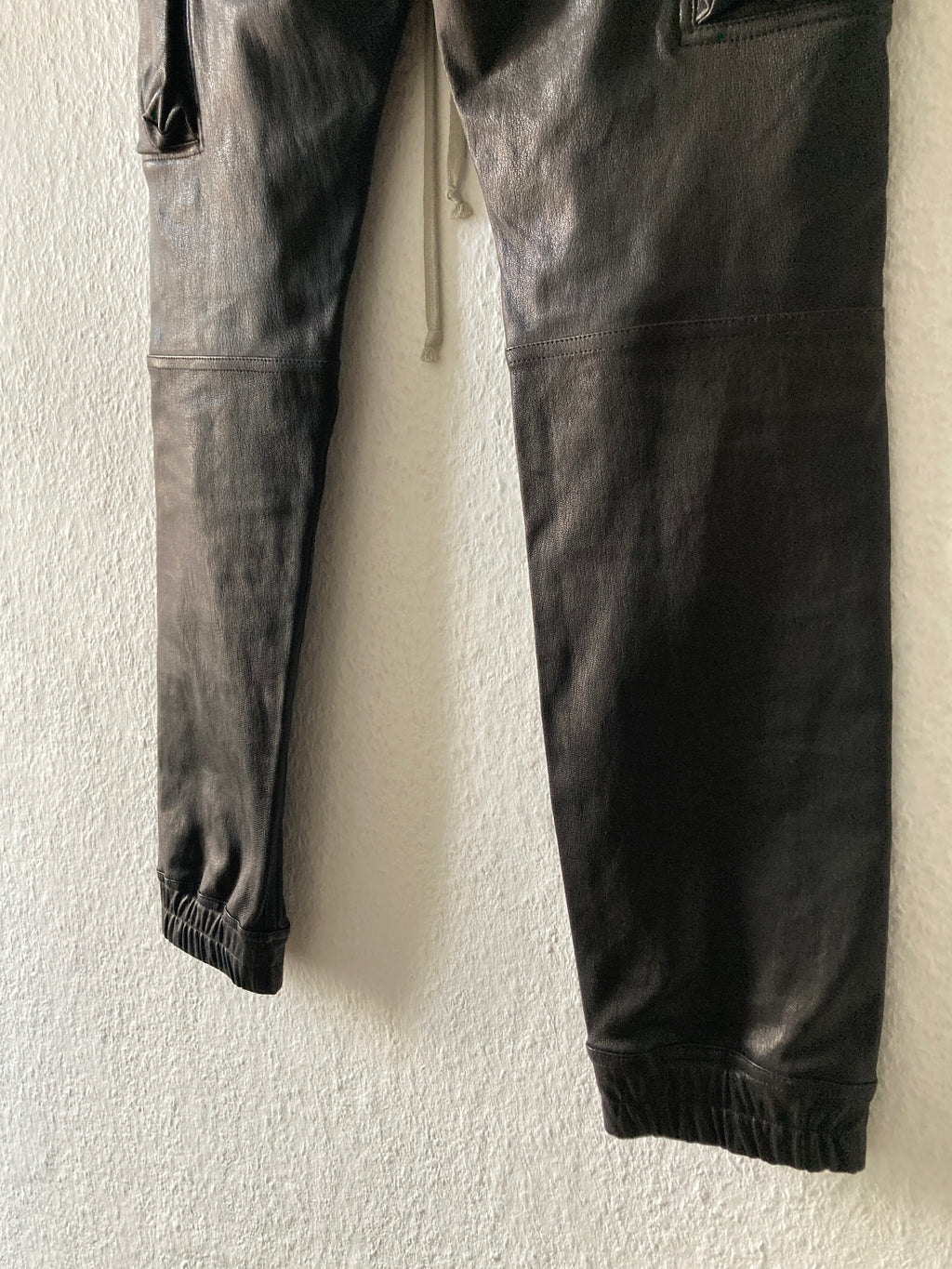 F/W 22 "STROBE" Goat Leather Mastodon Cargo Pants Rick Owens IT46/S