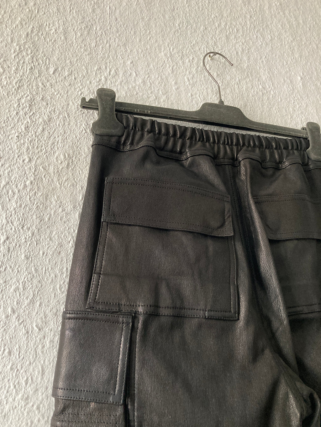 F/W 22 "STROBE" Goat Leather Mastodon Cargo Pants Rick Owens IT46/S