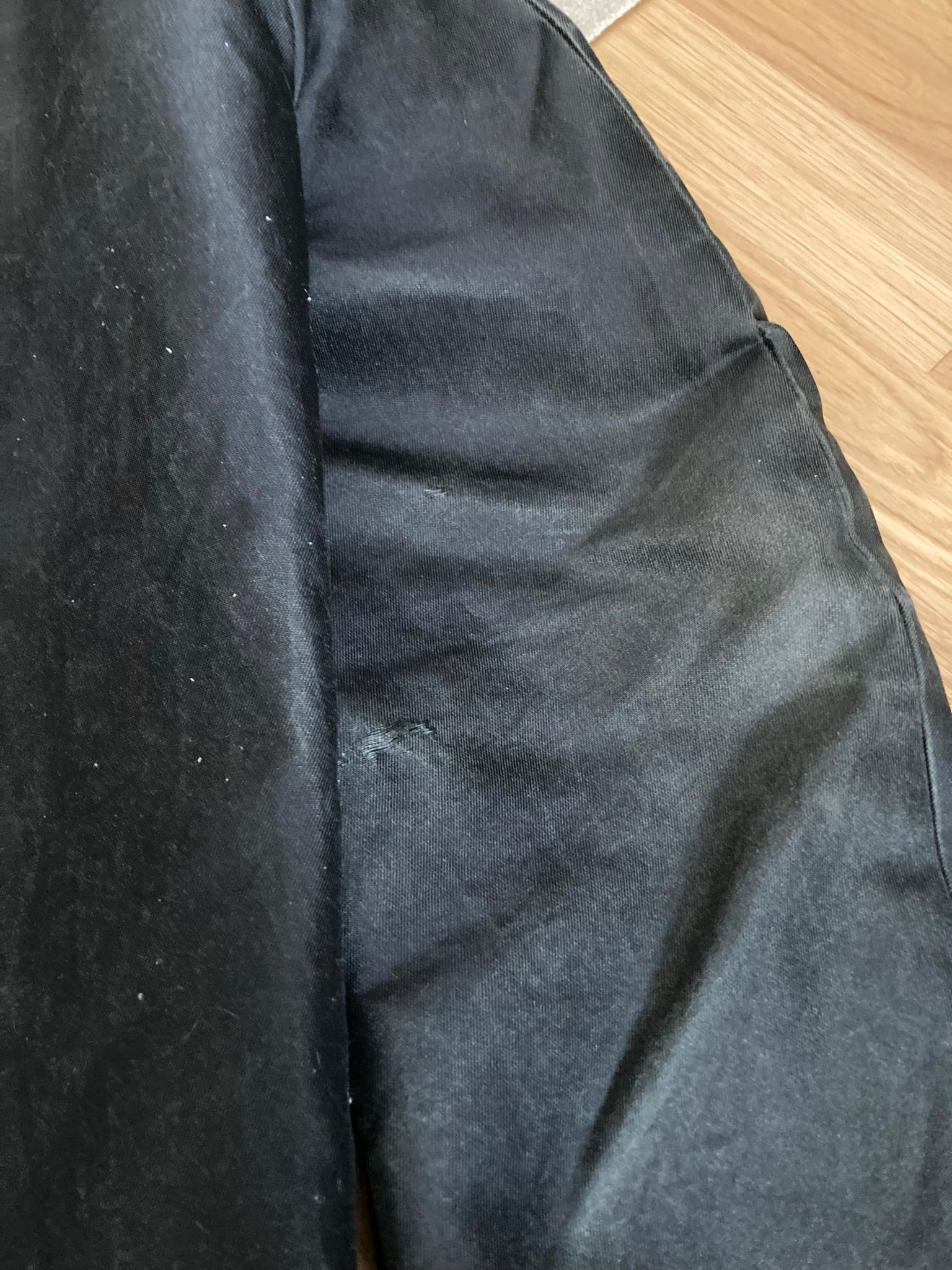 F/W 09 "CRUST" Runway Silk Exploder Jacket in Black and Size M