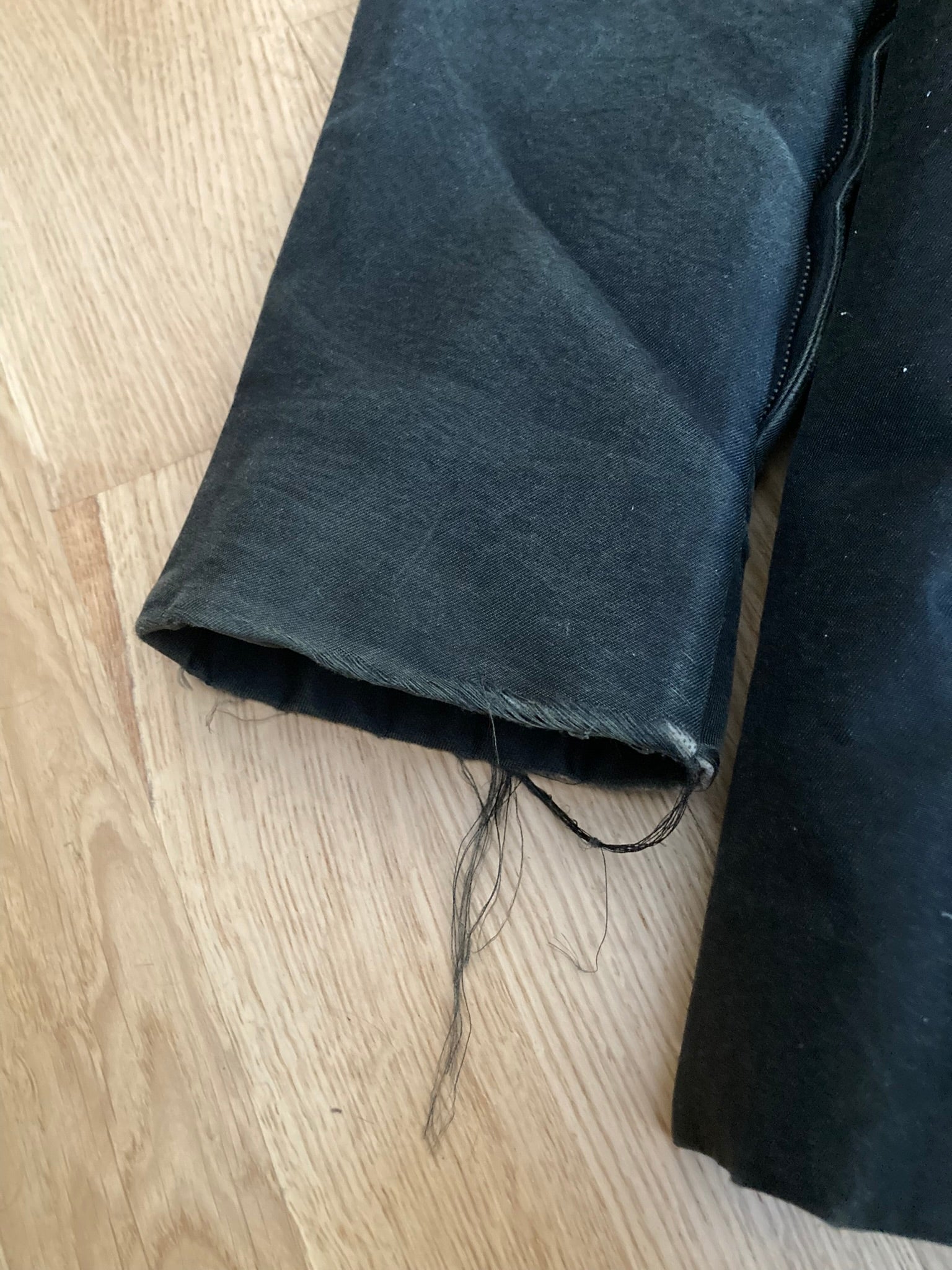 F/W 09 "CRUST" Runway Silk Exploder Jacket in Black and Size M