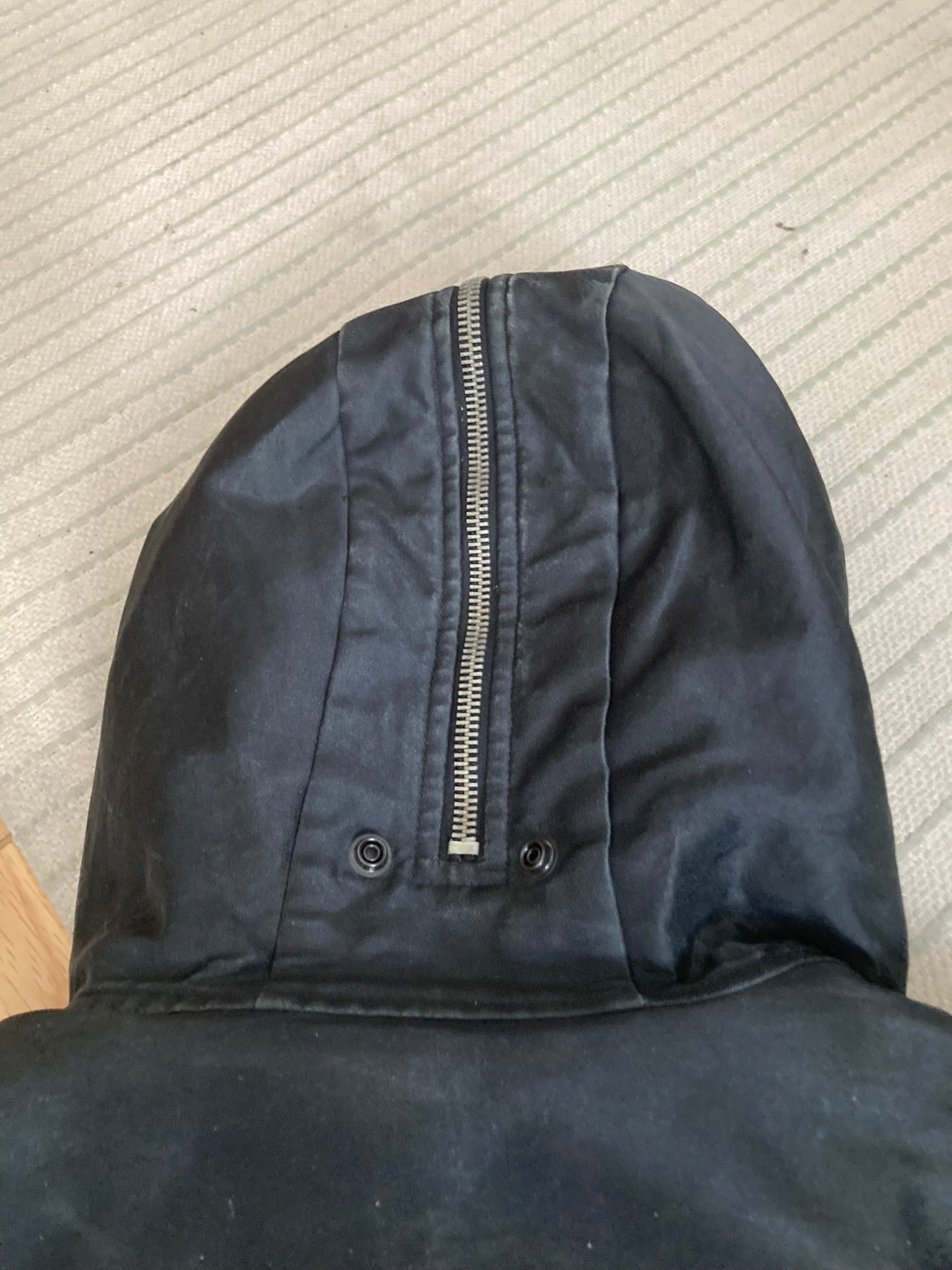 F/W 09 "CRUST" Runway Silk Exploder Jacket in Black and Size M