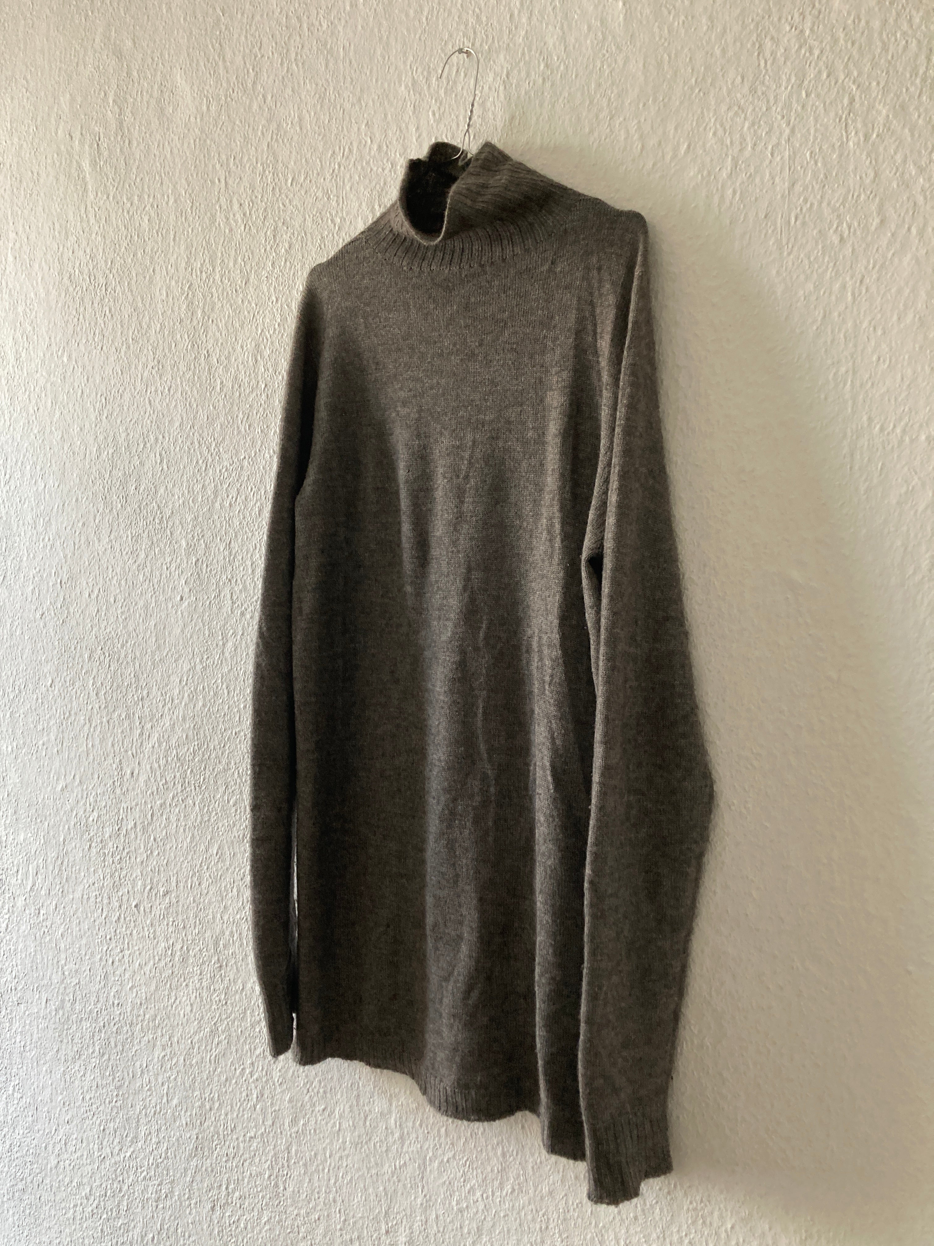 F/W 12 "MOUNTAIN" Wool & Yak Runway Turtleneck Knit Rick Owens M