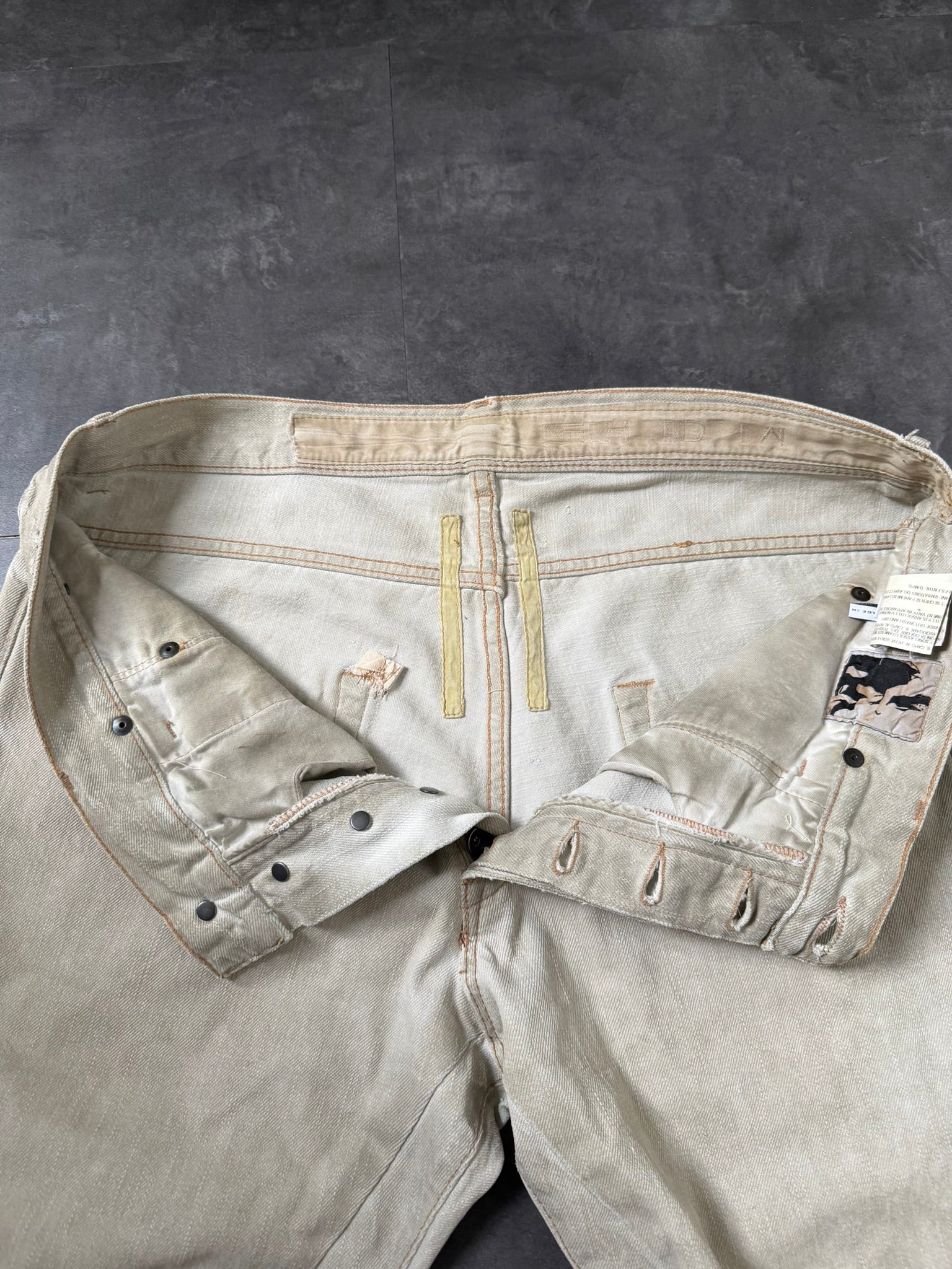 F/W 07 "EXPLODER" Detroit Cut Denim Jeans