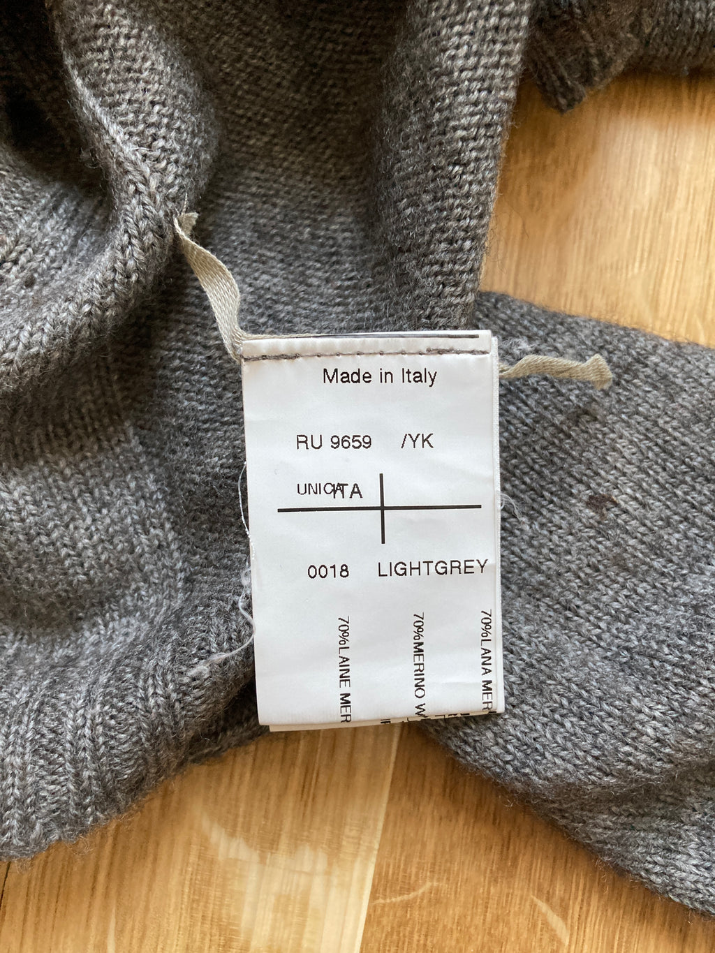 F/W 12 "MOUNTAIN" Wool & Yak Runway Turtleneck Knit Rick Owens M