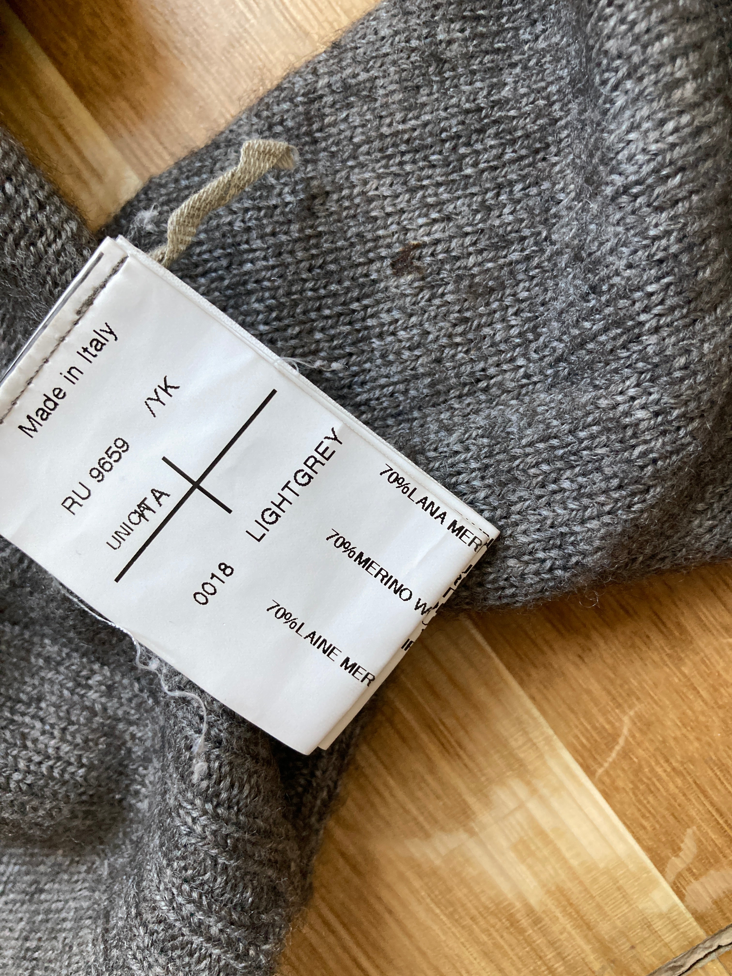 F/W 12 "MOUNTAIN" Wool & Yak Runway Turtleneck Knit Rick Owens M