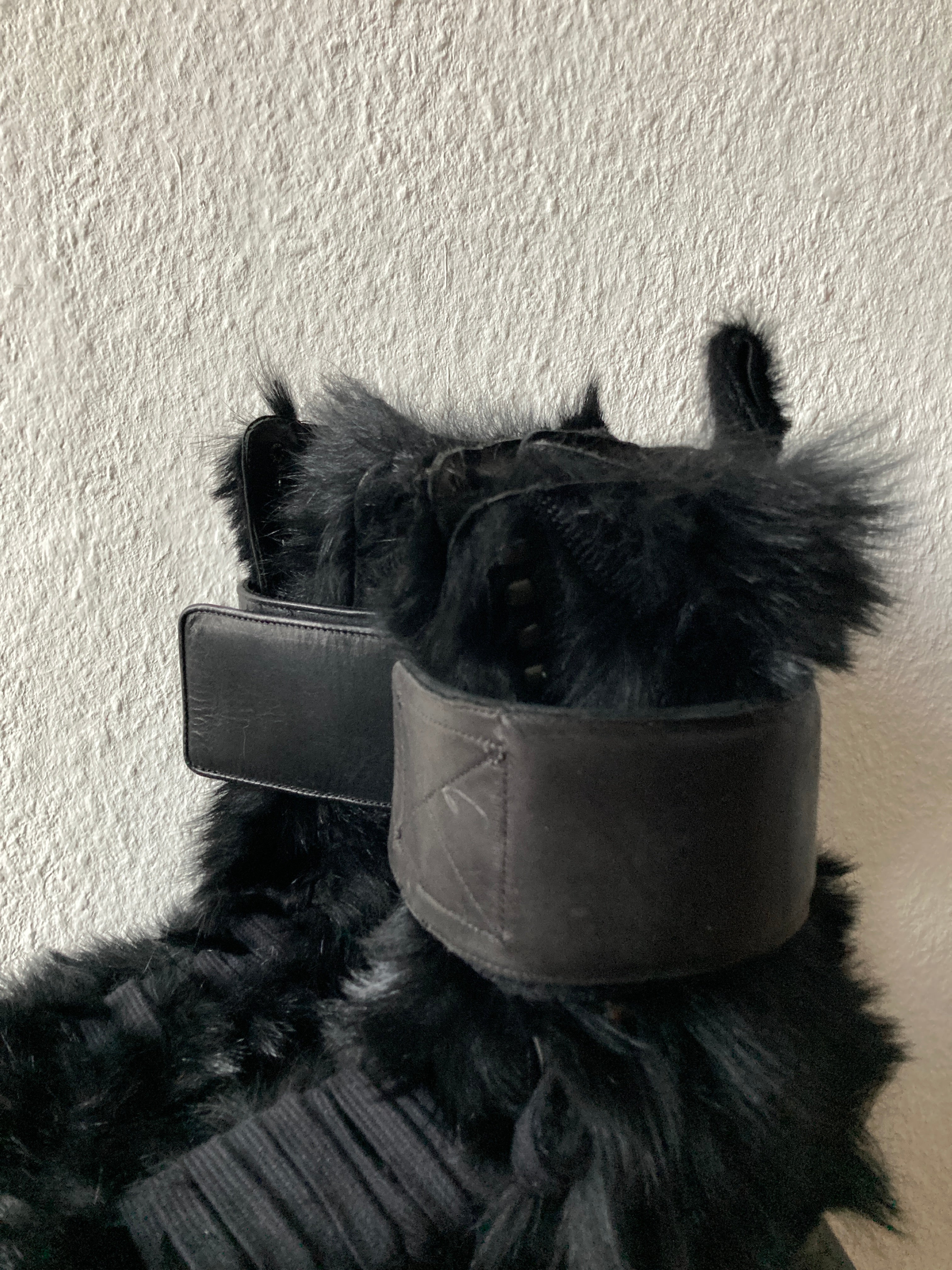 F/W 13 "PLINTH" Runway Fur Hiker Megatooth Boots Rick Owens