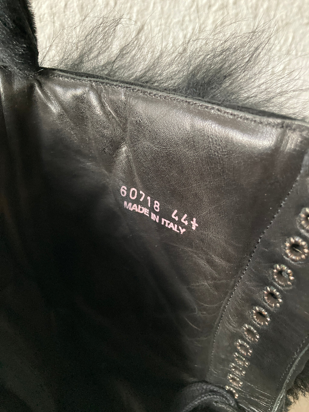 F/W 13 "PLINTH" Runway Fur Hiker Megatooth Boots Rick Owens