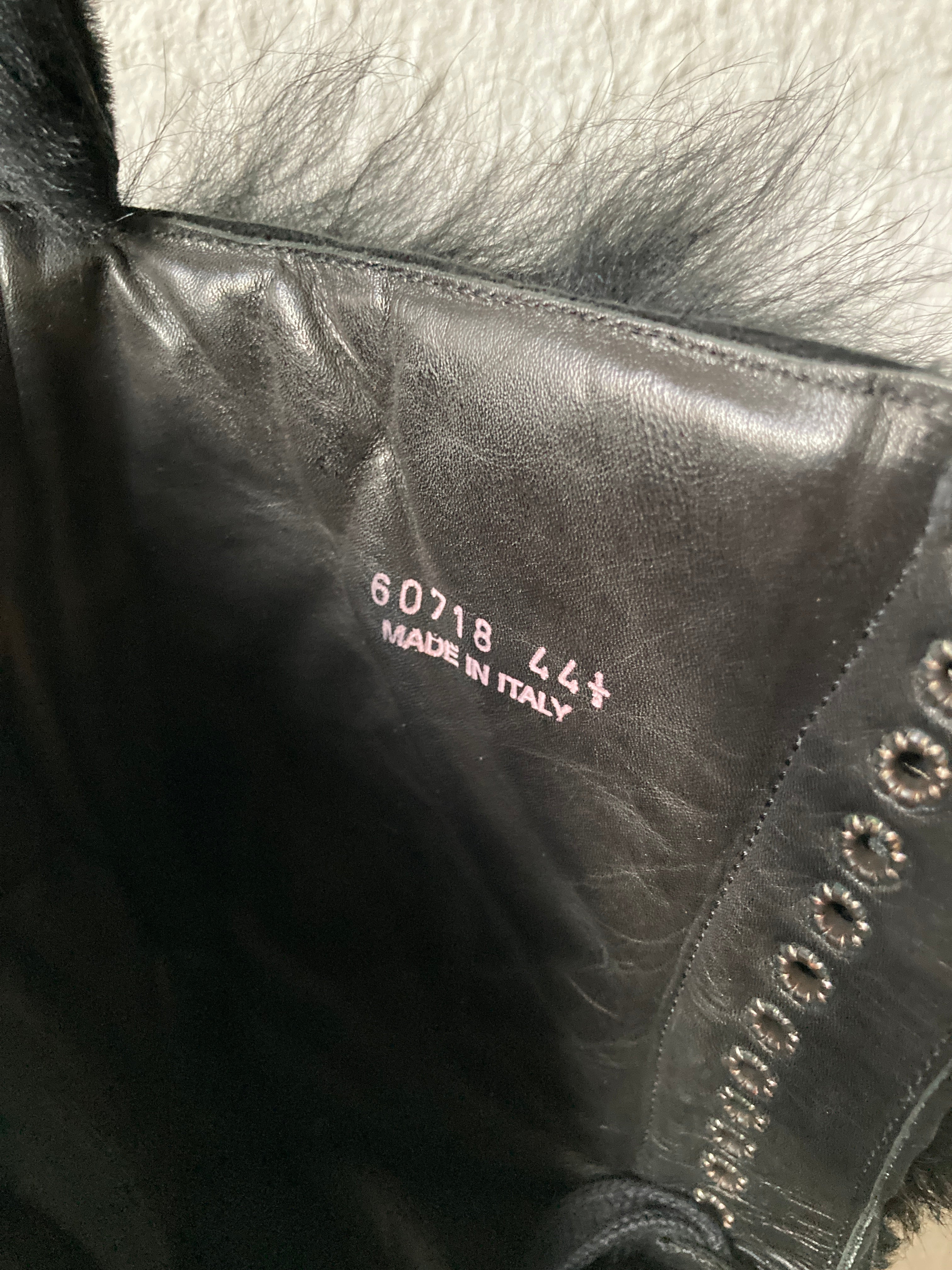 F/W 13 "PLINTH" Runway Fur Hiker Megatooth Boots Rick Owens