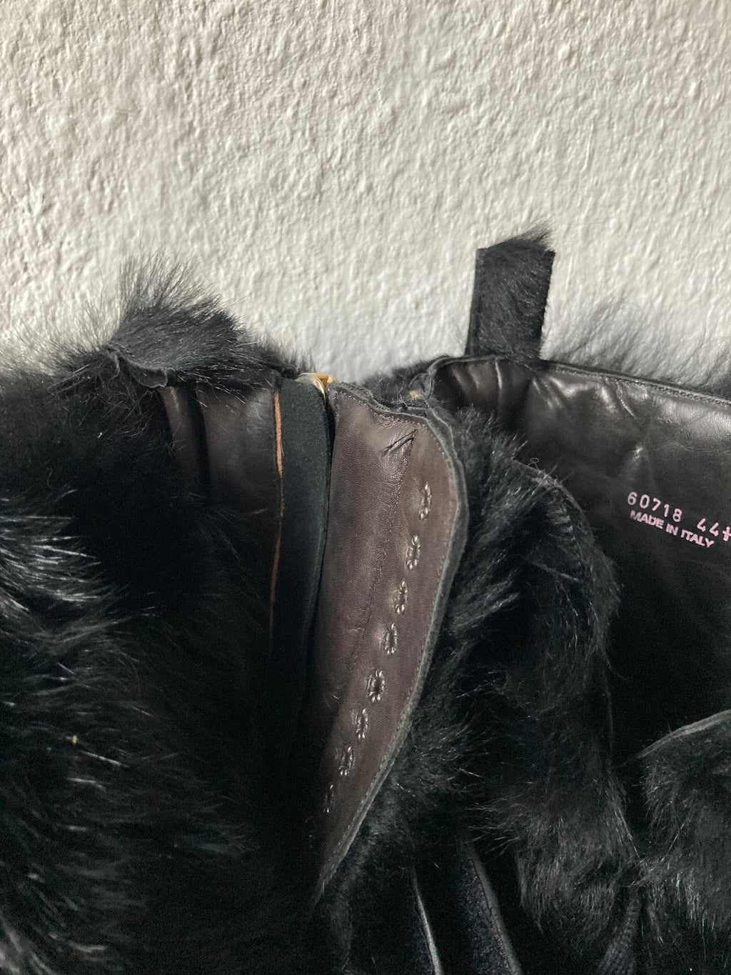 F/W 13 "PLINTH" Runway Fur Hiker Megatooth Boots Rick Owens