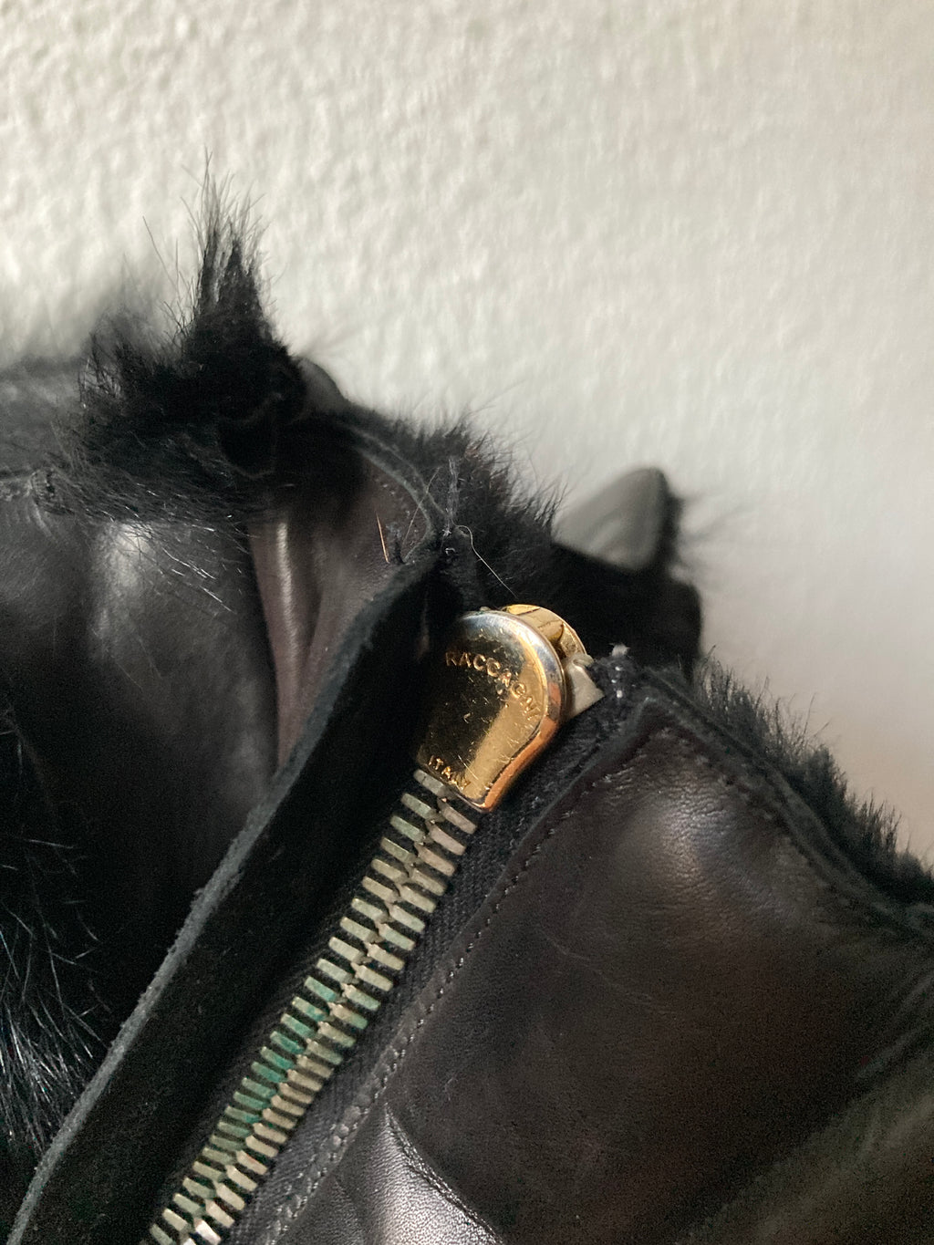 F/W 13 "PLINTH" Runway Fur Hiker Megatooth Boots Rick Owens