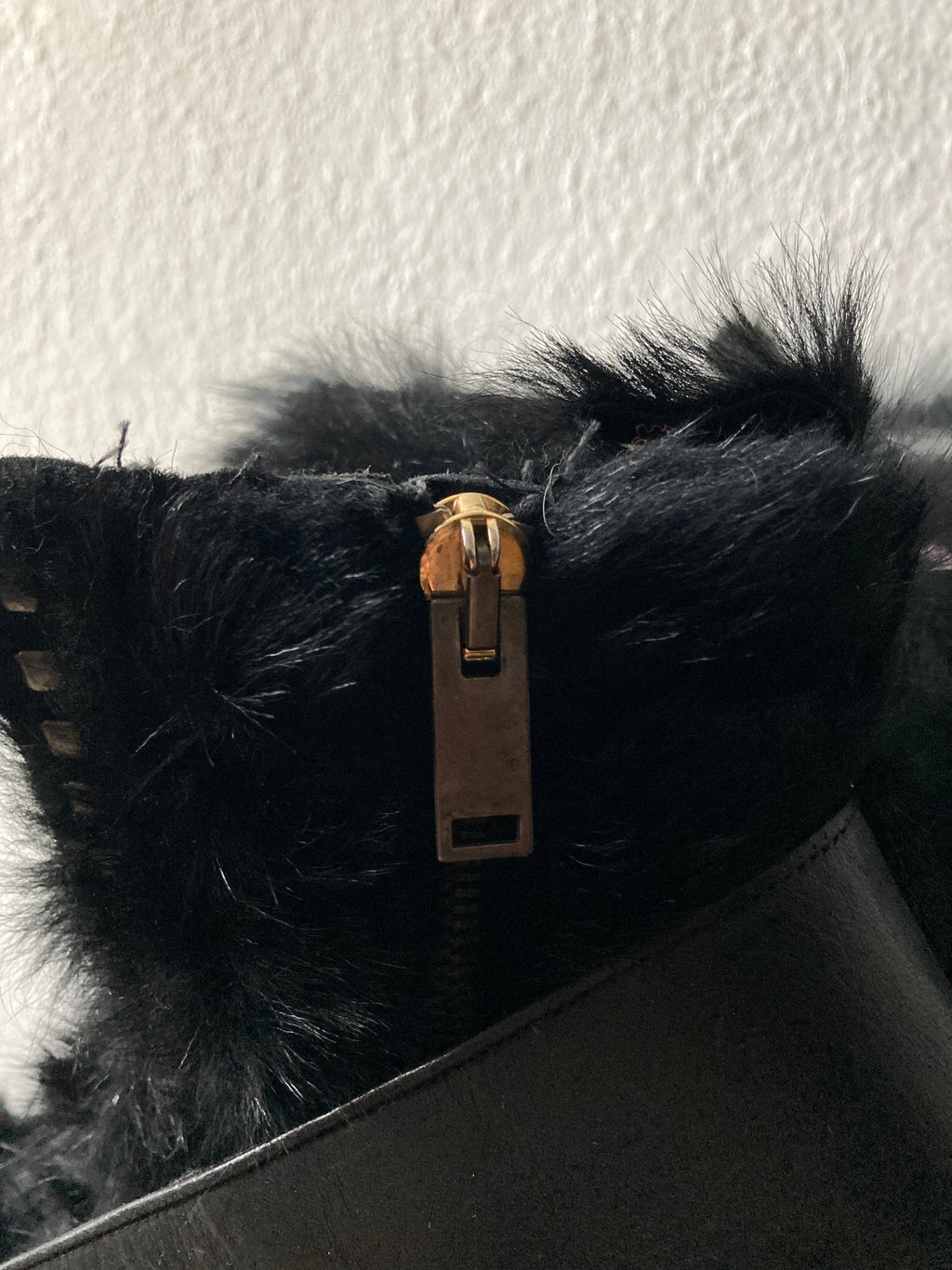 F/W 13 "PLINTH" Runway Fur Hiker Megatooth Boots Rick Owens