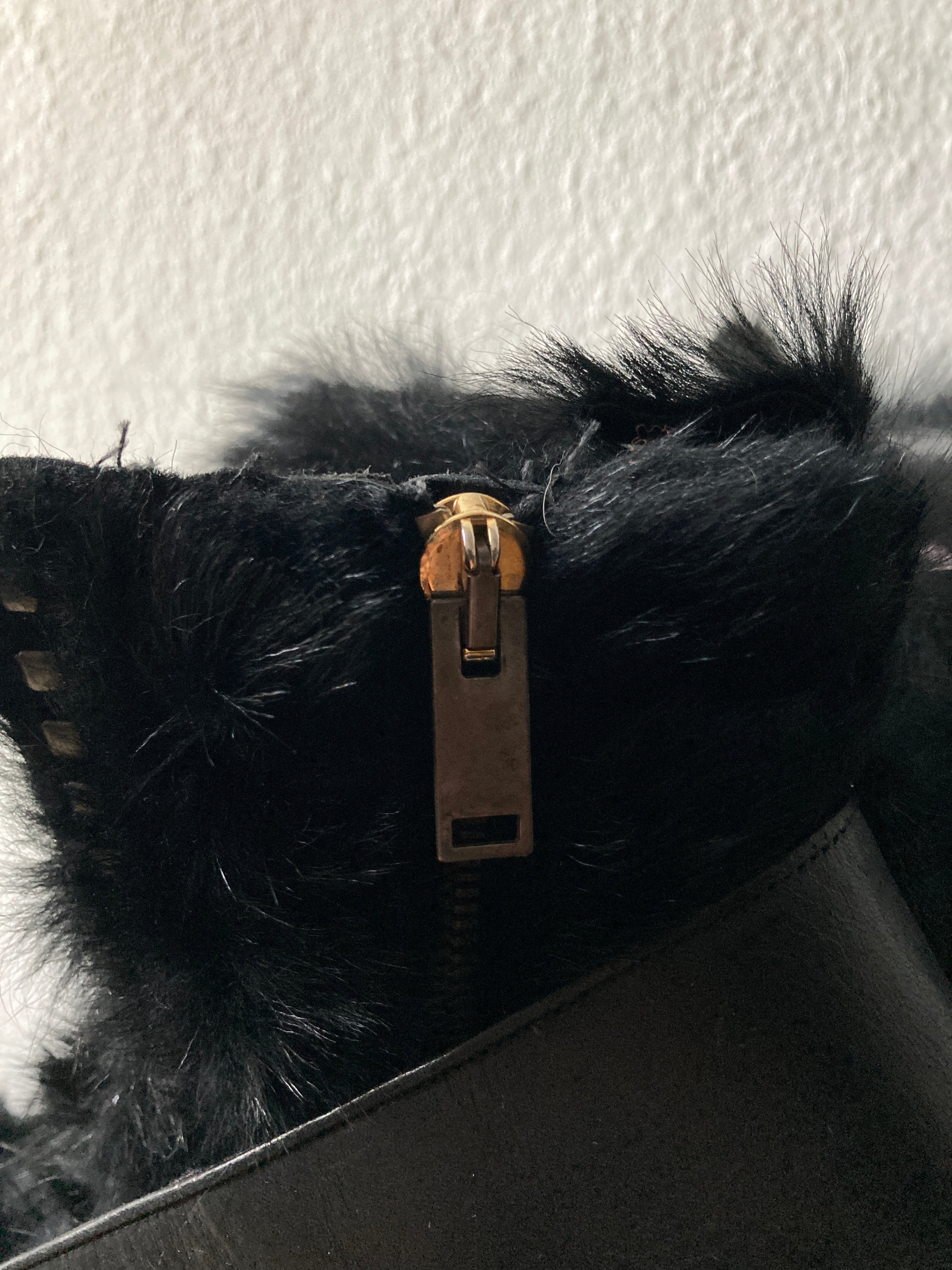 F/W 13 "PLINTH" Runway Fur Hiker Megatooth Boots Rick Owens