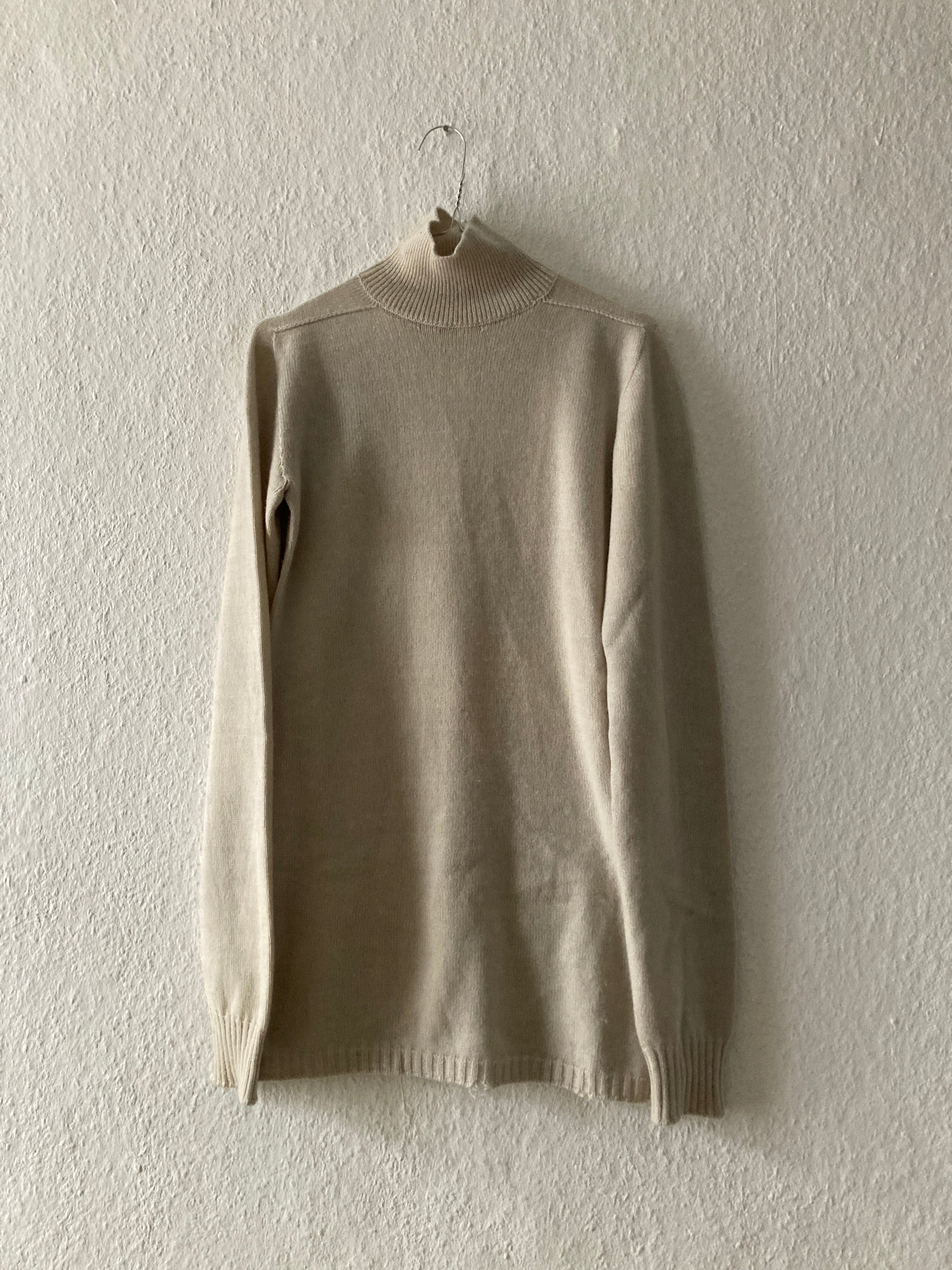 F/W 12 "MOUNTAIN" Cashmere & Wool Rollneck Pullover Rick Owens M