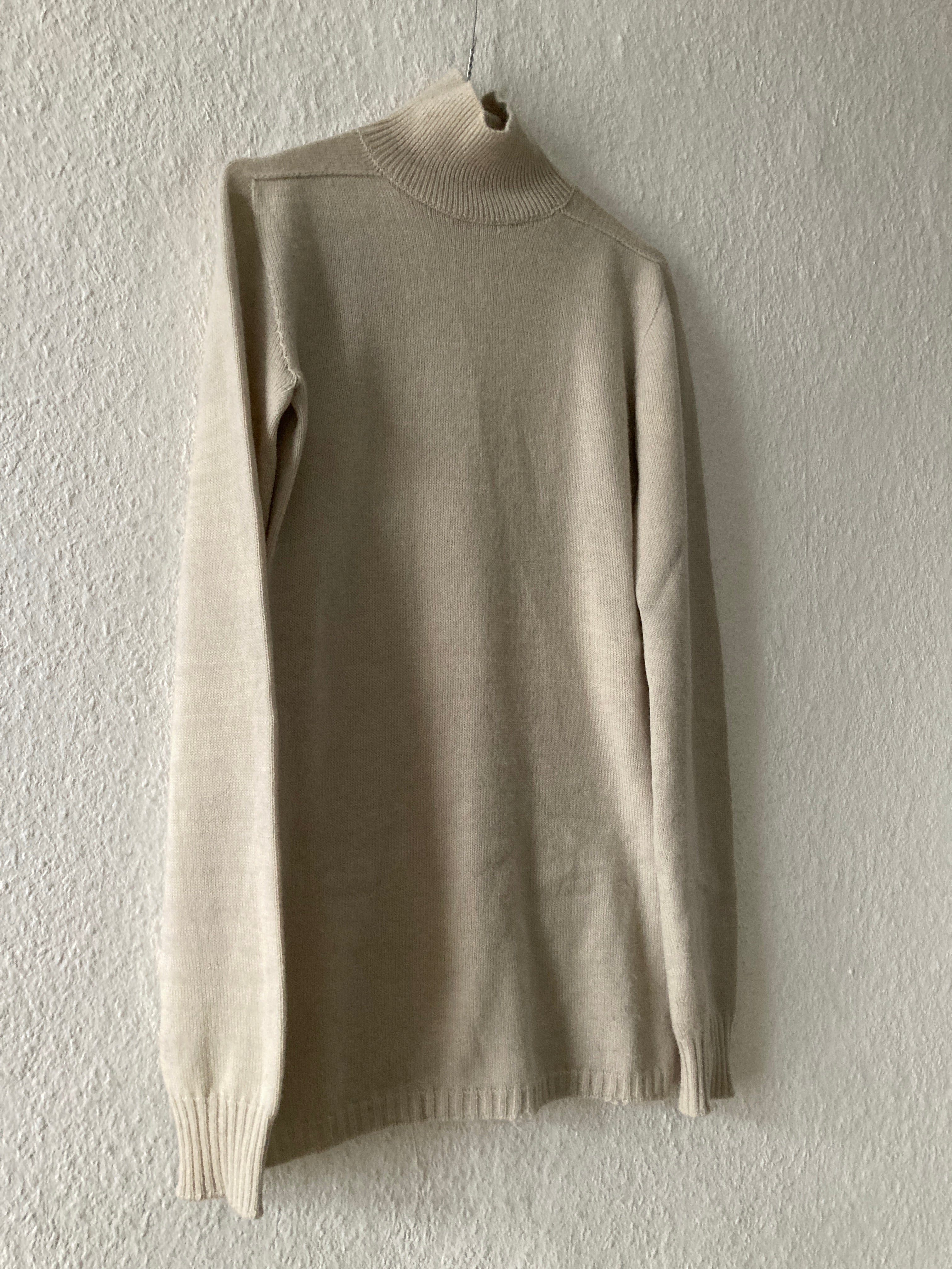 F/W 12 "MOUNTAIN" Cashmere & Wool Rollneck Pullover Rick Owens M